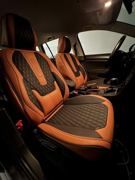 Coverado Car Seat Covers Full Set, Black Seat Covers for Car with Lumbar Support, Nappa Leather Seat Covers Waterproof Car Seat Protectors Universal Fit for Most Cars SUV Trucks customer photo 1