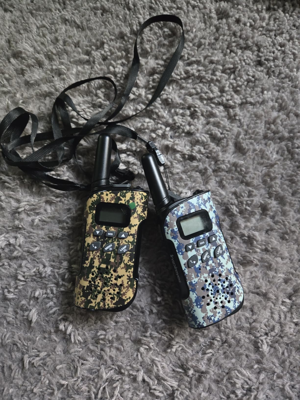 Inspireyes Walkie Talkies for Kids, Rechargeable Long Range 3 Pack, Camouflage Kids Toys for Boys Girls Ages 3-12, 2 Way Radio Toy, Outdoor Adventure Toys, Camping Hiking Gear, Birthday Gifts for Kids customer photo 1
