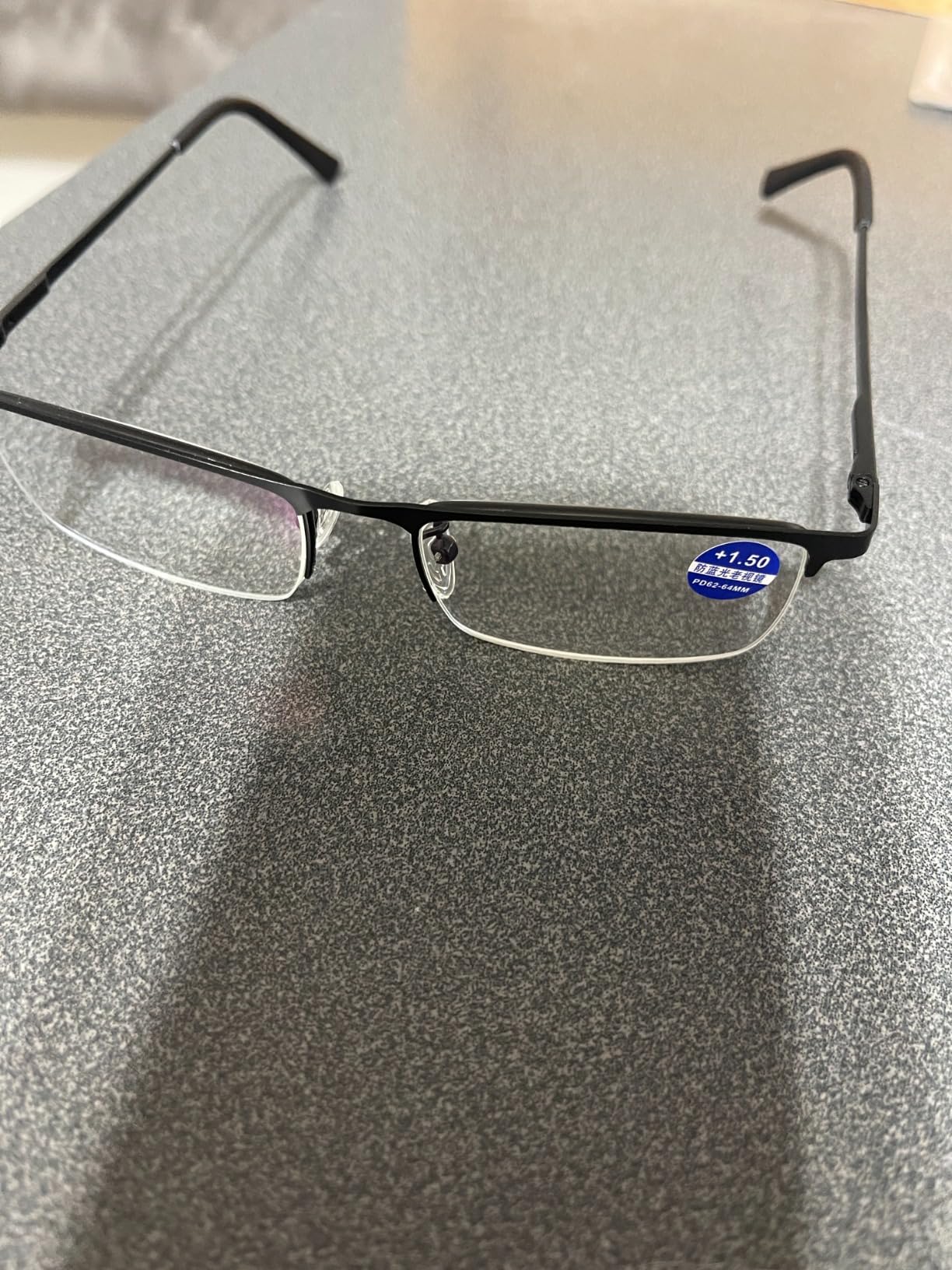 3 Pack Blue Light Blocking Reading Glasses for Men, Stylish Half Frame Metal Computer Readers, Lightweight Spring Hinge Eyeglasses Anti Eyestrain/Glare/UV customer photo 1