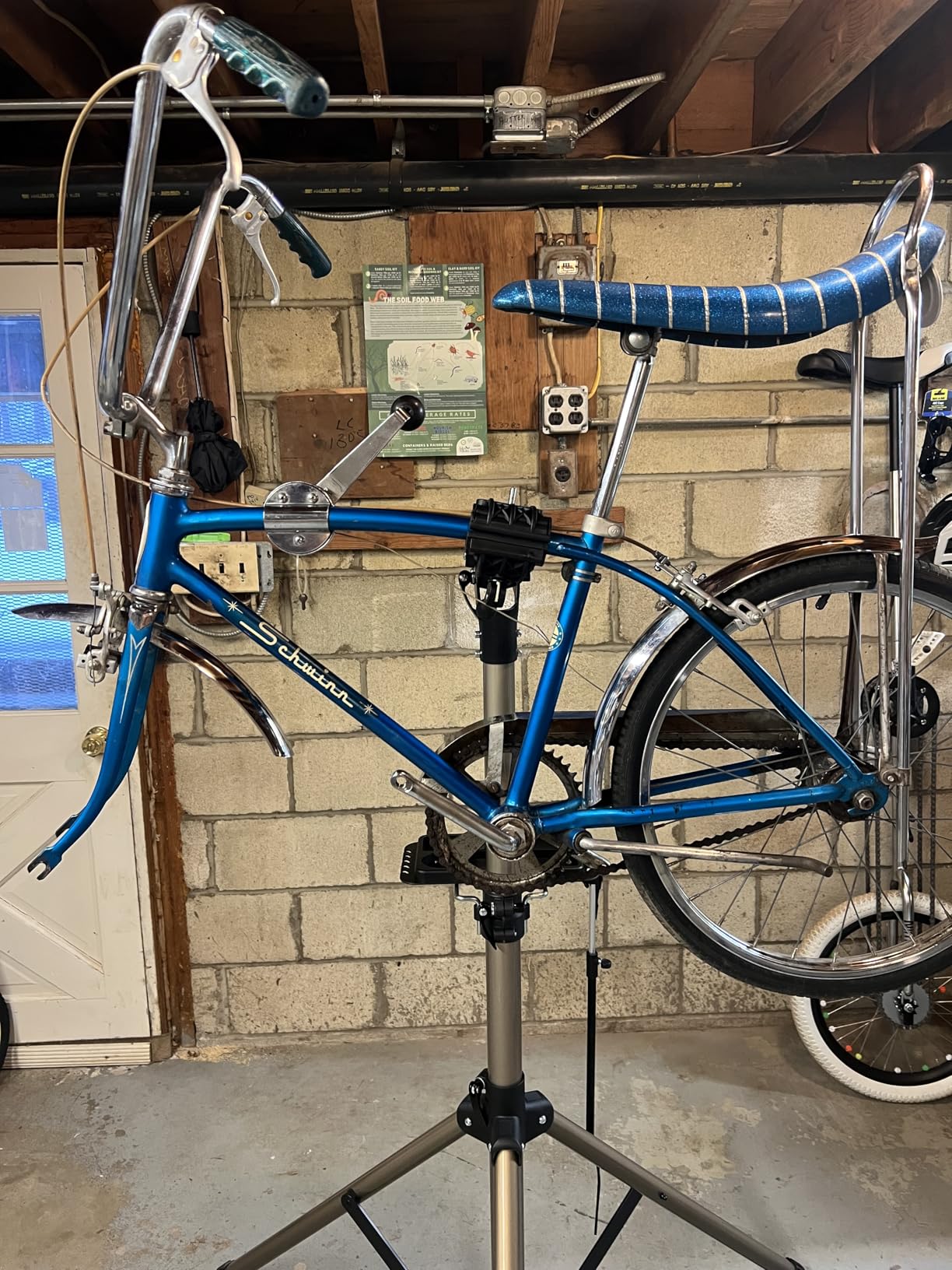 CXWXC Bike Repair Stand 88lbs - E Bike Stand for Maintenance Workstand - Ebike Repair Stand Shop Home Mechanics for Mountain Bike and Road Bike customer photo 2
