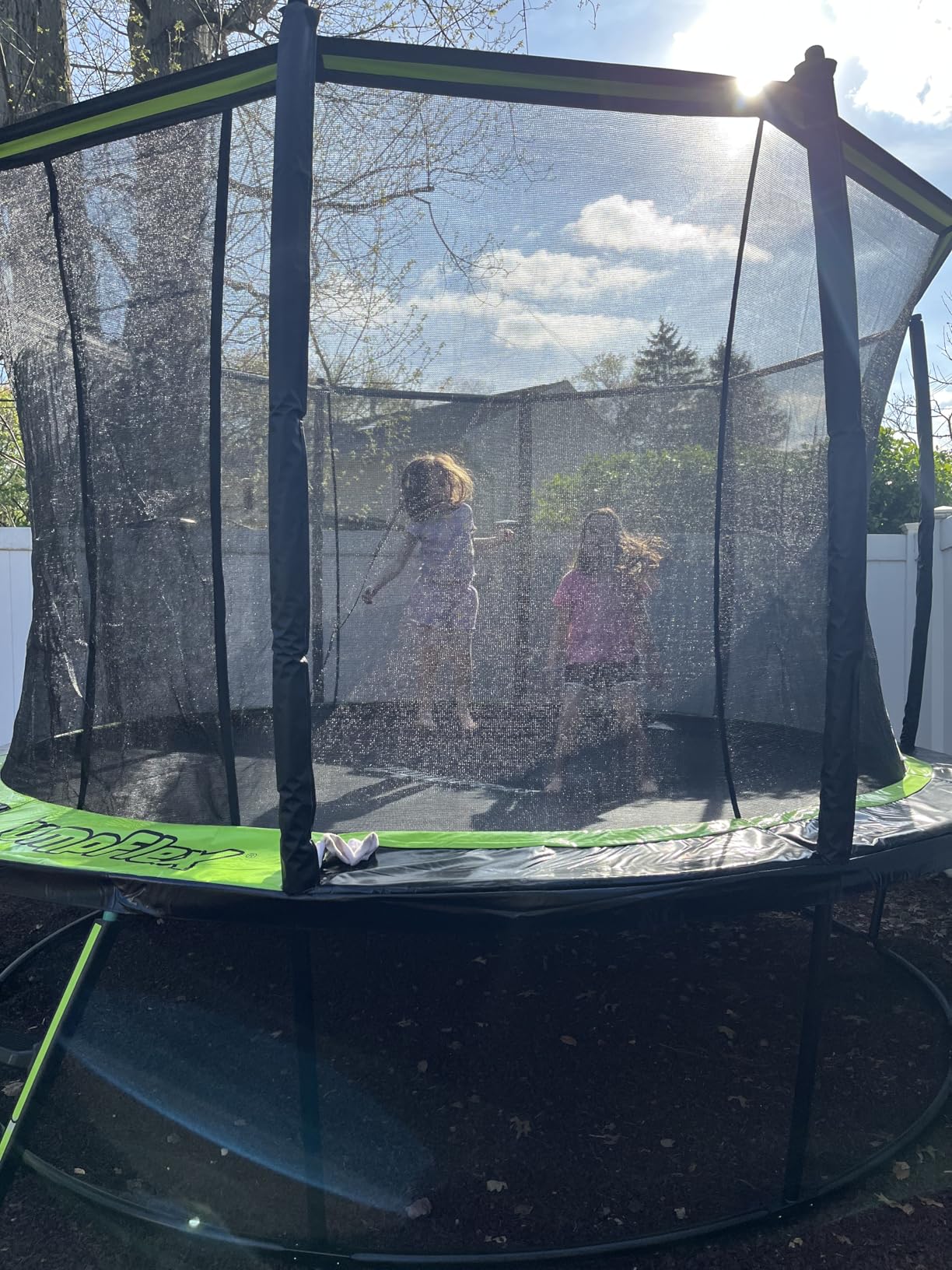 JumpFlex Hero Round Outdoor Backyard Trampoline with Net Safety Enclosure and Ladder - Heavy-Duty Jumping Trampoline Play Equipment for Family customer photo 1