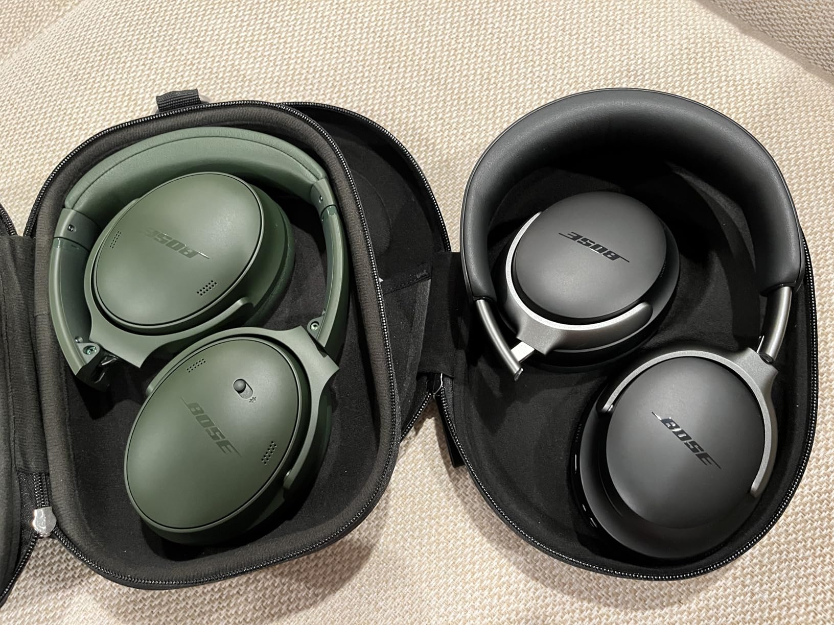 Bose QuietComfort Bluetooth Headphones, Wireless Headphones with Active Over Ear Noise Cancelling and Mic, Deep Bass, Up to 24 Hours of Playtime, Cypress Green - Limited Edition customer photo 1