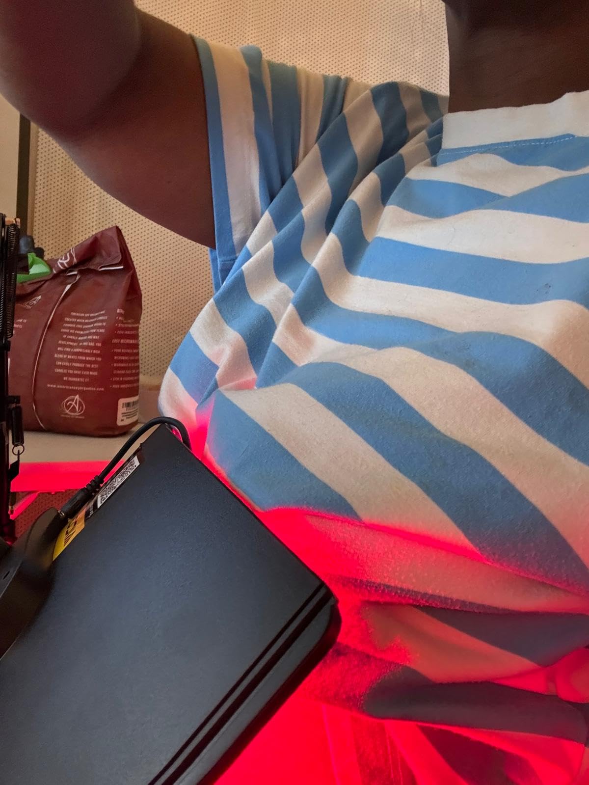 Red Light Therapy for Face and Body, Red Infrared Light Therapy Lamp with Stand Led 660nm Red Light-Therapy & 850nm Infrared Light Device customer photo 1