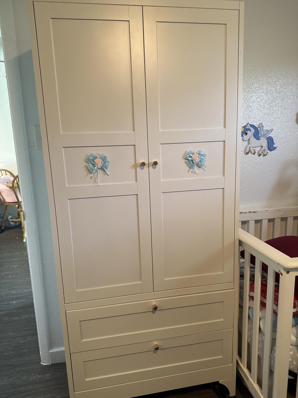 Letaya Metal Wardrobe Cabinets with Lock,Clothing Locker 72
