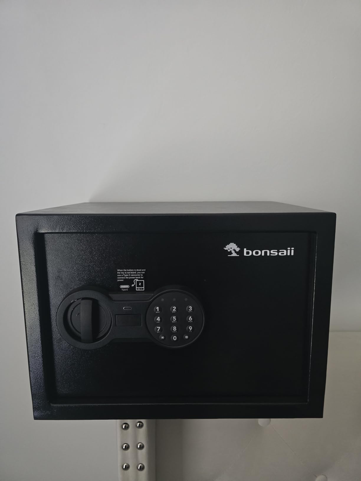 Bonsaii Safe, 0.6 Cubic Safe Box with Electronic Keypad, Removable Shelf, SF002 customer photo 1
