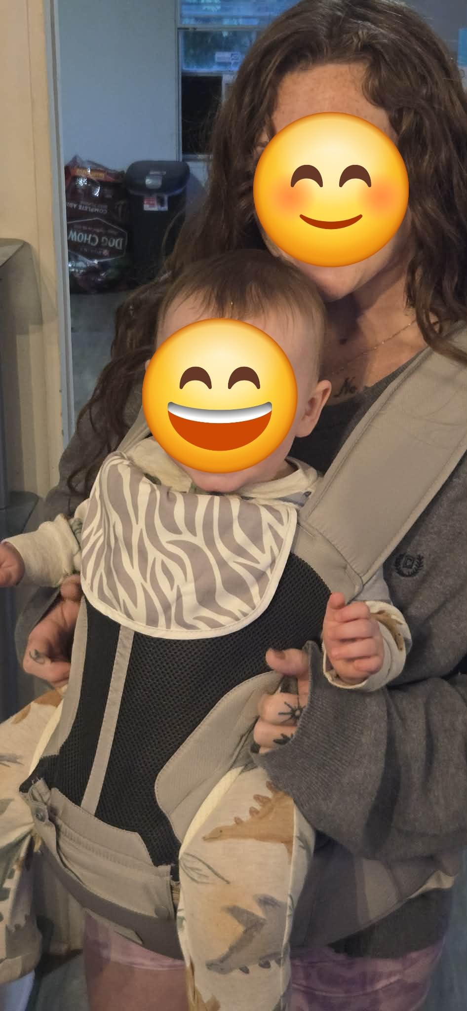 Baby Carrier, MOMTORY Safety-Certified 6-in-1 Baby Carrier Newborn to Toddler, Adjustable Detachable Infant Baby Hip Seat Carrier for 7-50lbs, All Seasons customer photo 1