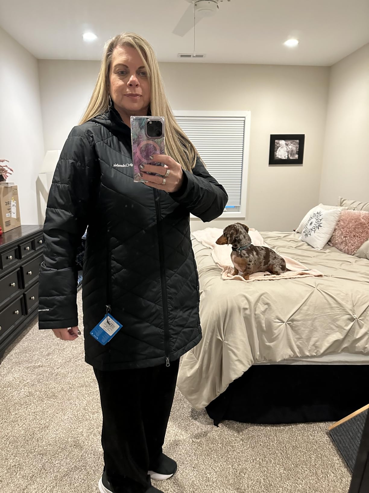 Columbia Women's Heavenly Long Hooded Insulated Jacket customer photo 2