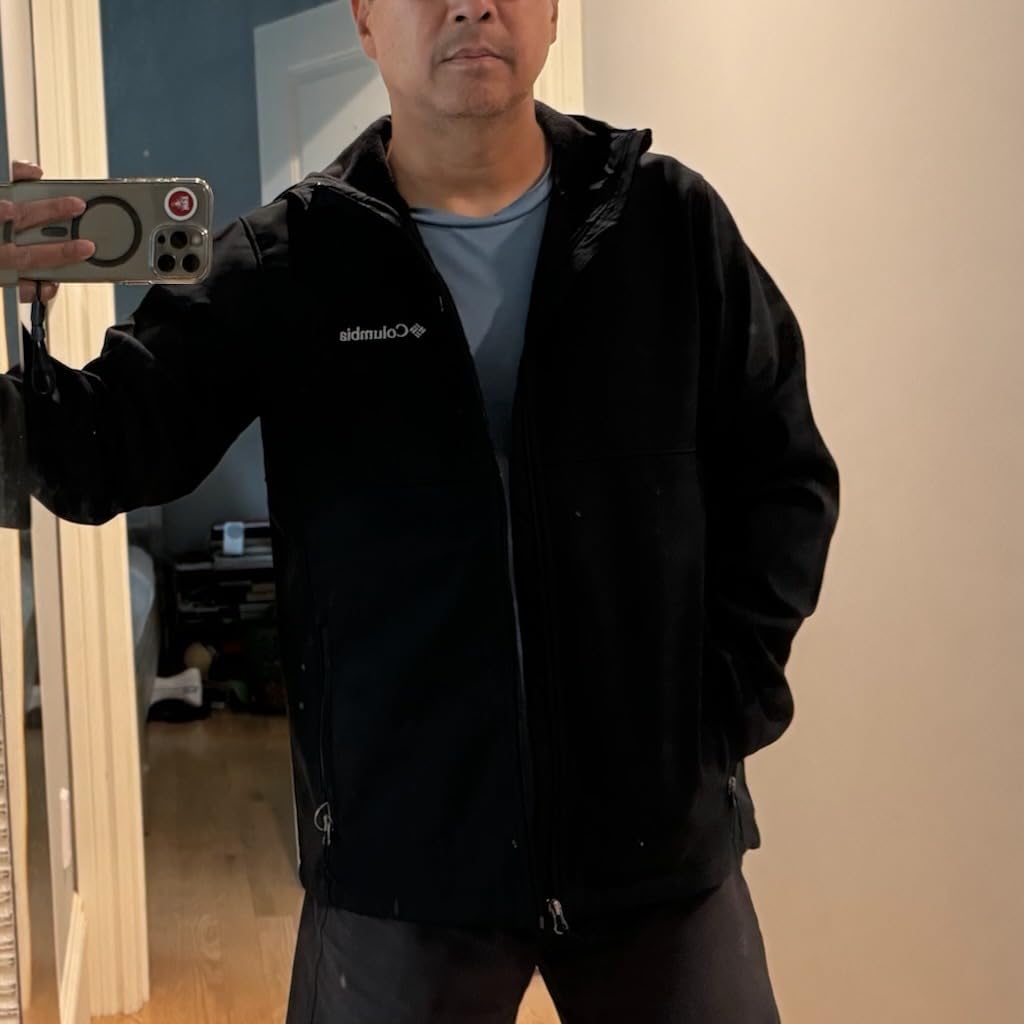 Columbia Men's Ascender II Hooded Softshell Rain Jacket customer photo 2