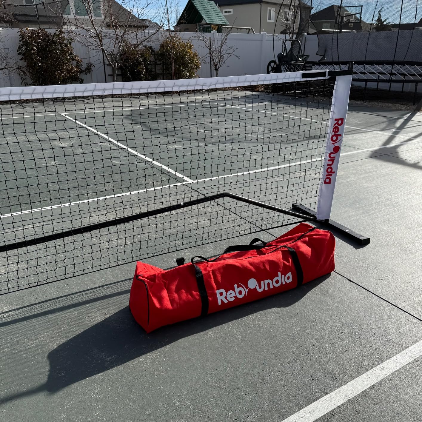 Portable Pickleball Net System - Official Regulation Size Pickle Ball Net for Outdoor and Indoor Use Durable and Lightweight Pickleball Nets for Competitive and Recreational Play customer photo 1