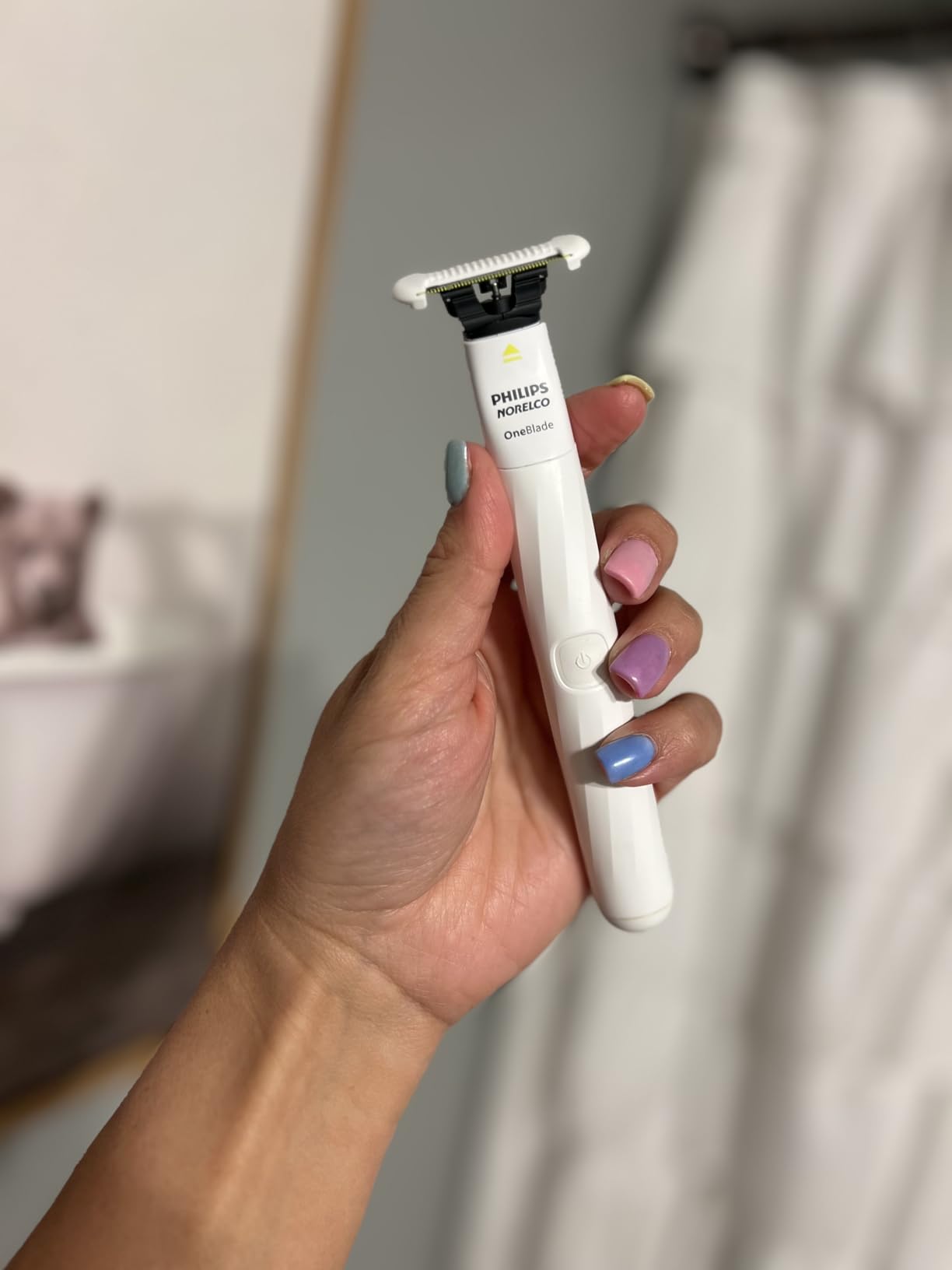 Philips Norelco OneBlade Intimate, Designed For Pubic Grooming, Trim & Shave With Extra Skin Protection customer photo 1