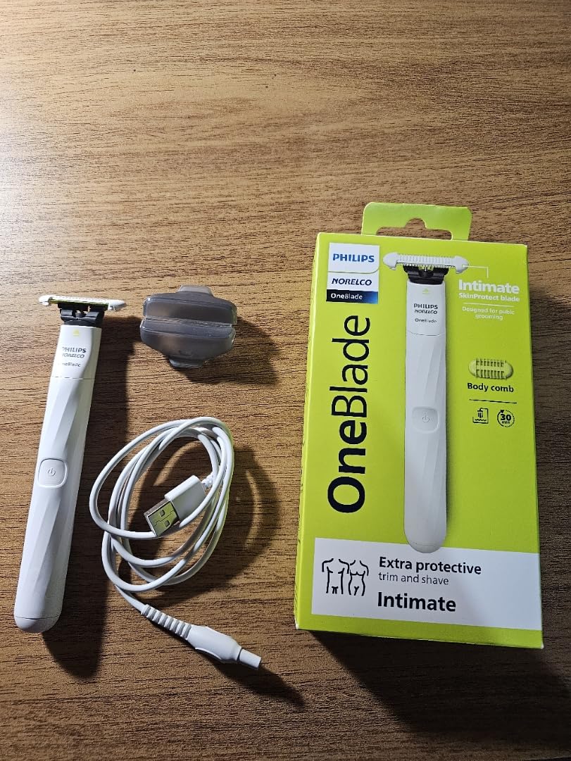 Philips Norelco OneBlade Intimate, Designed For Pubic Grooming, Trim & Shave With Extra Skin Protection customer photo 2