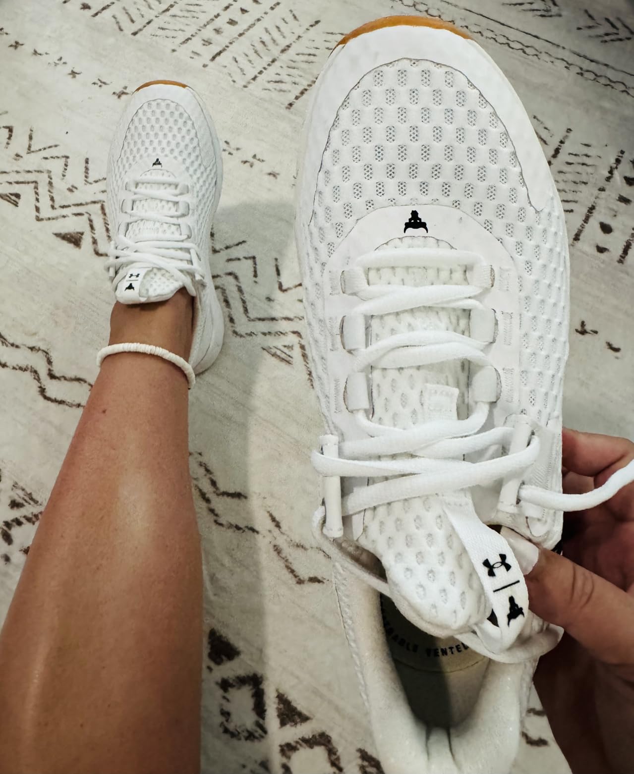 Men's Project Rock Blood Sweat Respect 4 Sneakers customer photo 1
