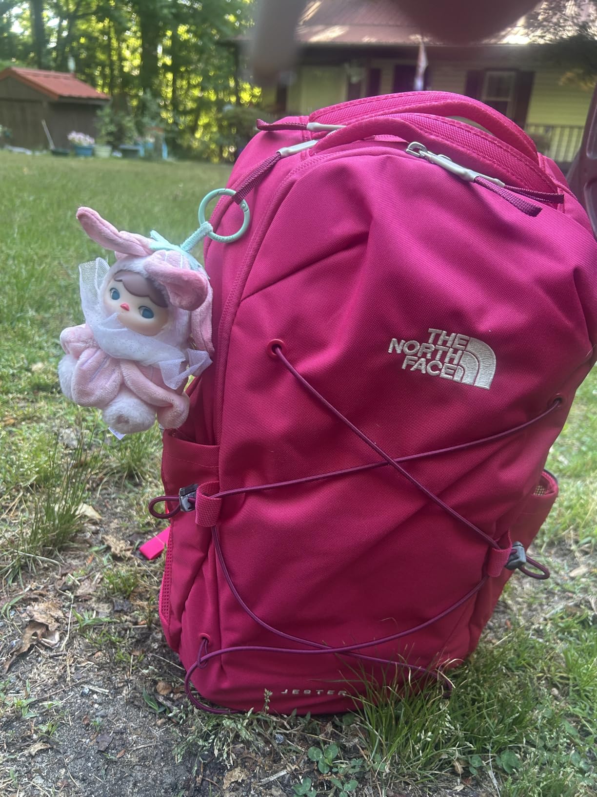 The North Face Women's Jester Everyday Laptop Backpack - Commuter Travel Bag, Laptop Sleeve, Water-Repellent, Pink Moss, One Size customer photo 2