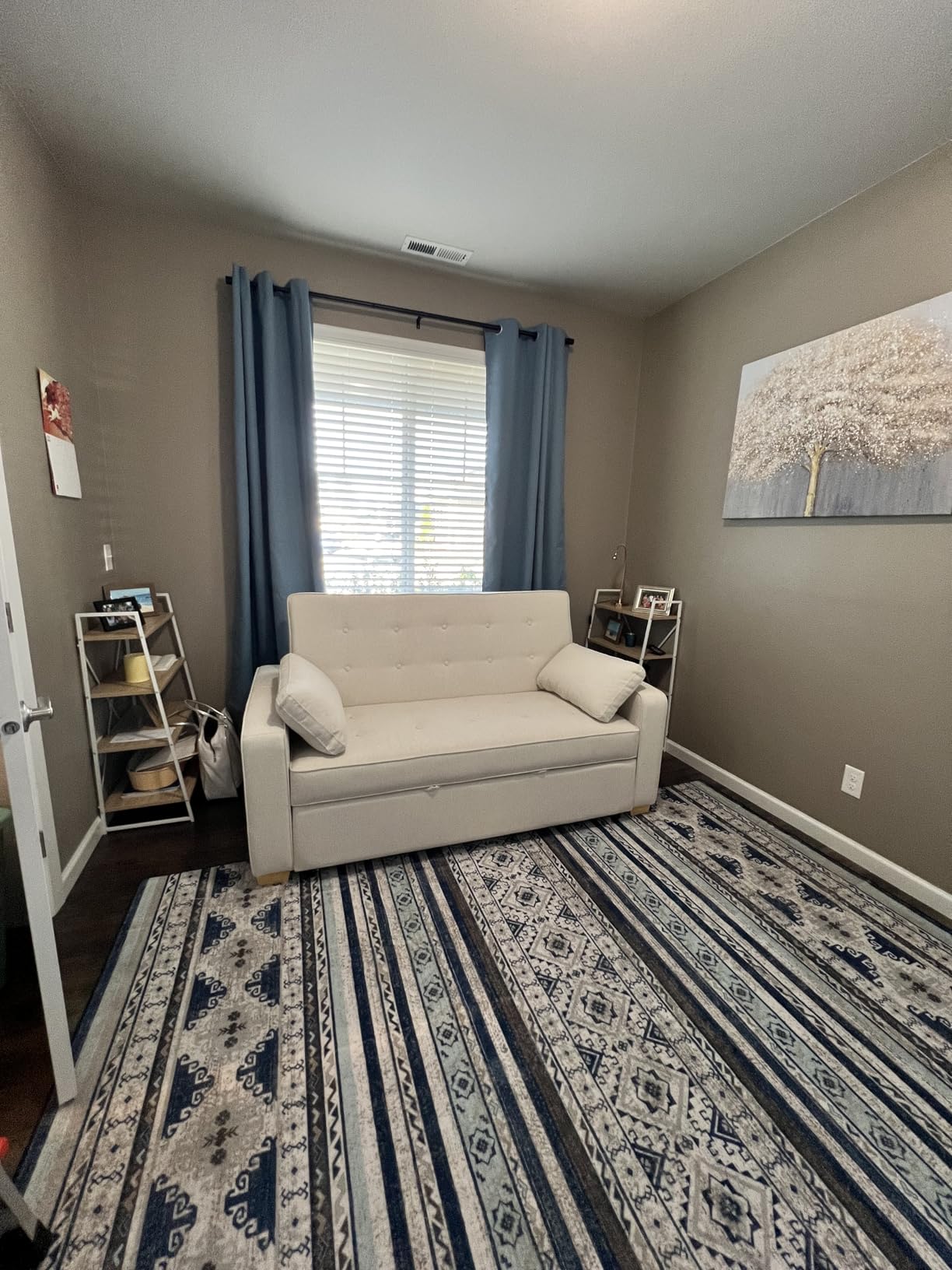 Serta Ainsley Convertible Loveseat Sleeper Sofa - 3-in-1 Loveseat, Lounger & Queen-Size Sofa Bed, Pull-Out Sleeper Couch with DreamCoils, Easy Assembly customer photo 1