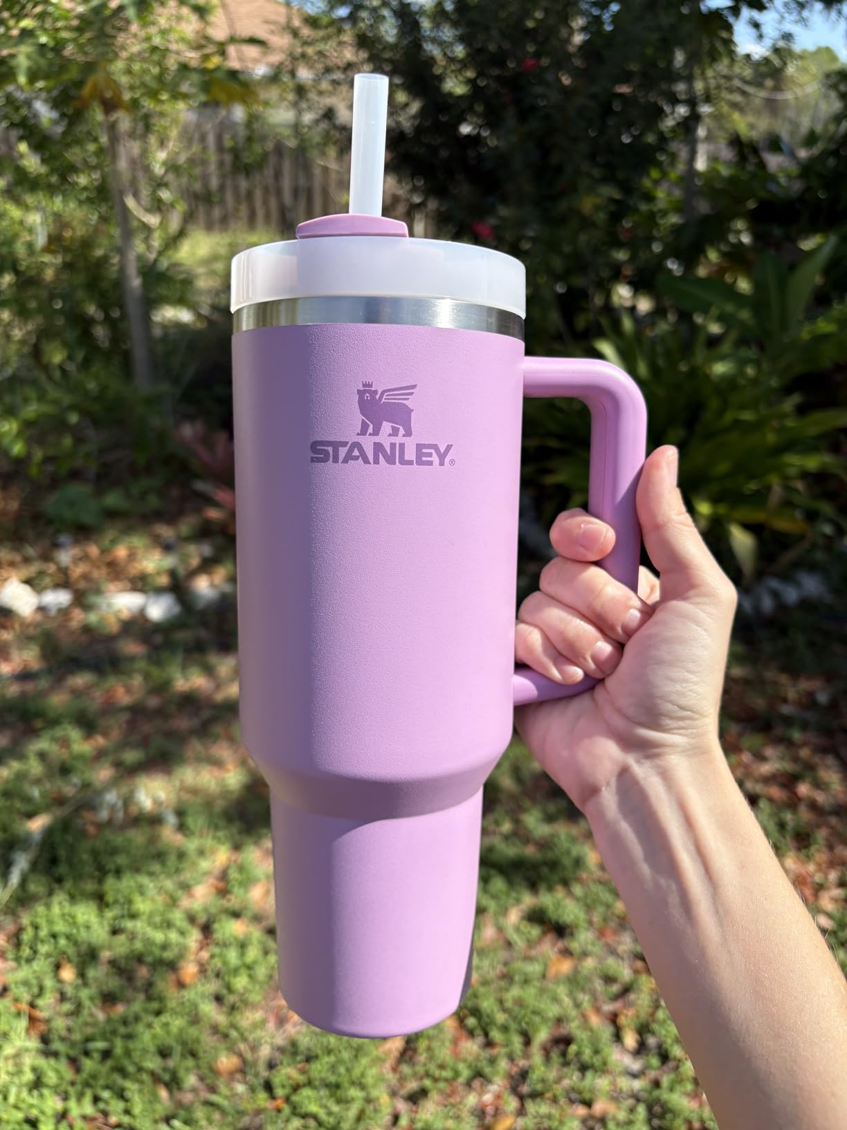 STANLEY Quencher H2.0 Tumbler with Handle and Straw 30 oz | Flowstate 3-Position Lid | Cup Holder Compatible for Travel | Insulated Stainless Steel Cup | BPA-Free | Rose Quartz 2.0 customer photo 2