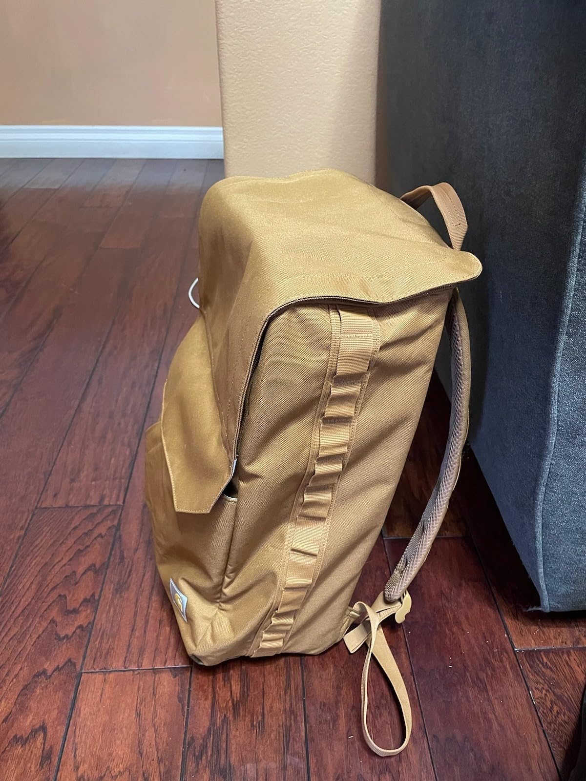 Carhartt 21L Top-Load Backpack, Durable Water Resistant Coated Canvas Base W/ 17