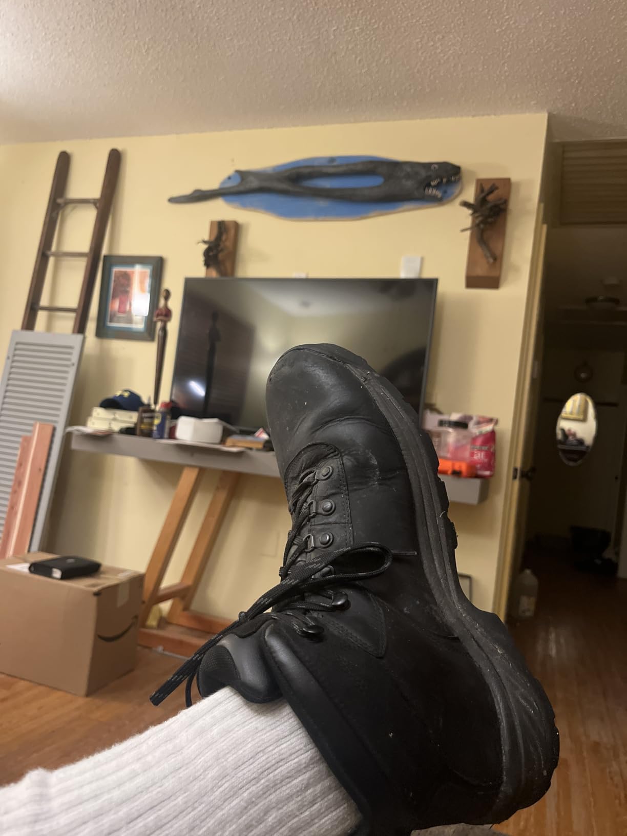 Timberland Men's Flume Mid Waterproof Hiking Boot customer photo 2