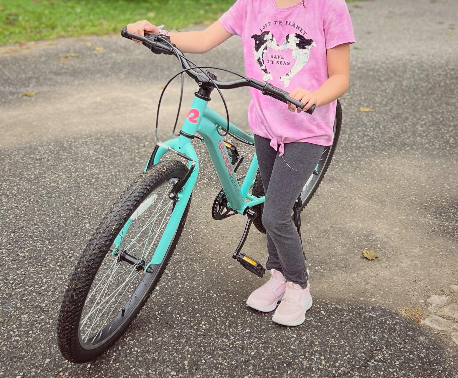 Retrospec Dart Kids Bike - 7-Speed Hybrid Bicycle for Ages 6-11 with 29in All-Season Tires & Shock Absorption customer photo 1