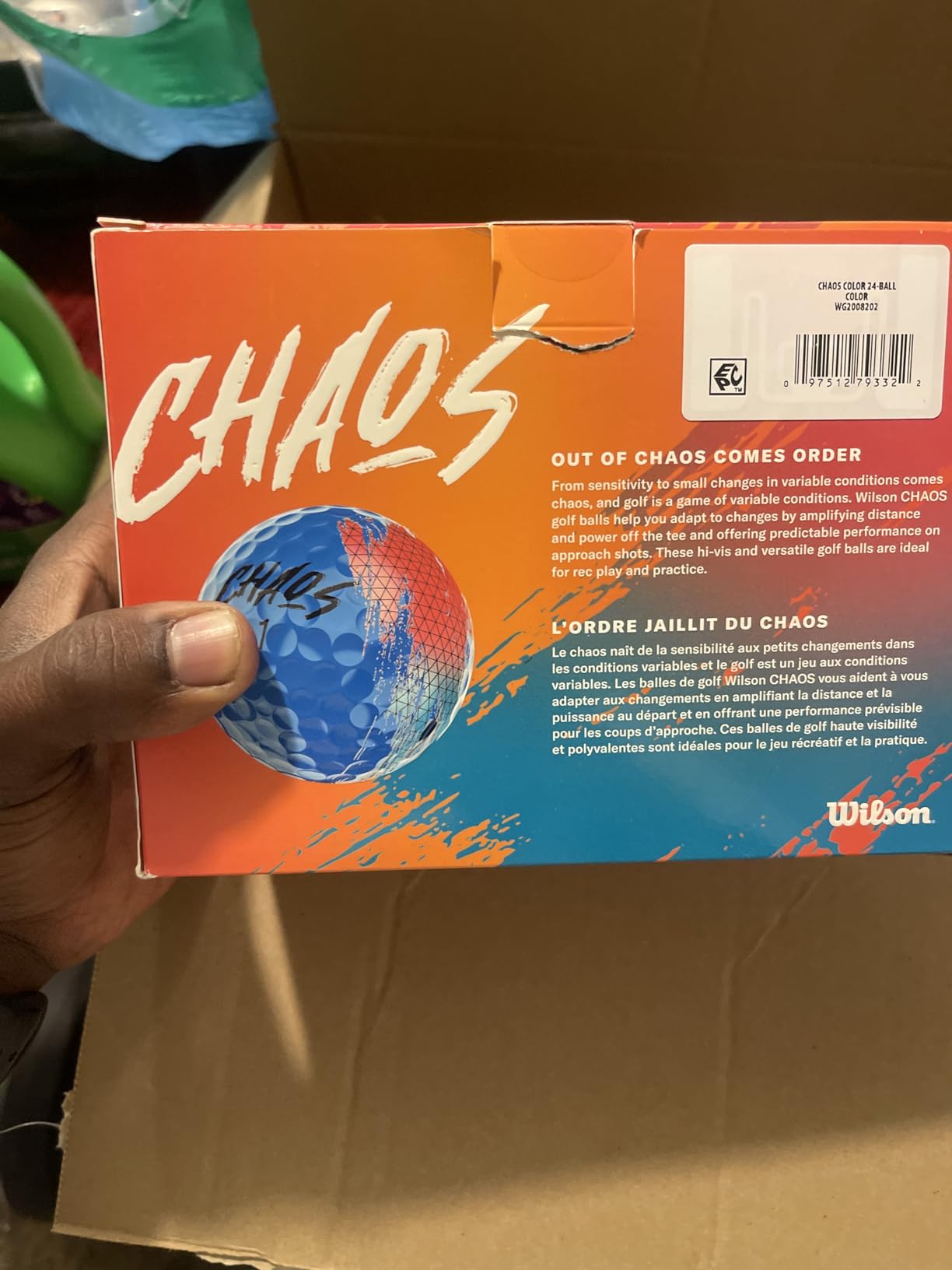 WILSON 2024 Chaos Golf Balls - 24 Balls customer photo 1