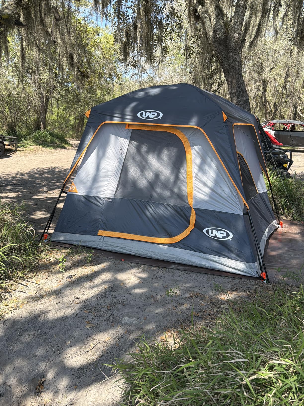 UNP 2/4/6/8 Person Tent, Portable Cabin Tent, Camping Tent 4-Person Easy Set Up, Waterproof with Top Rainfly customer photo 2