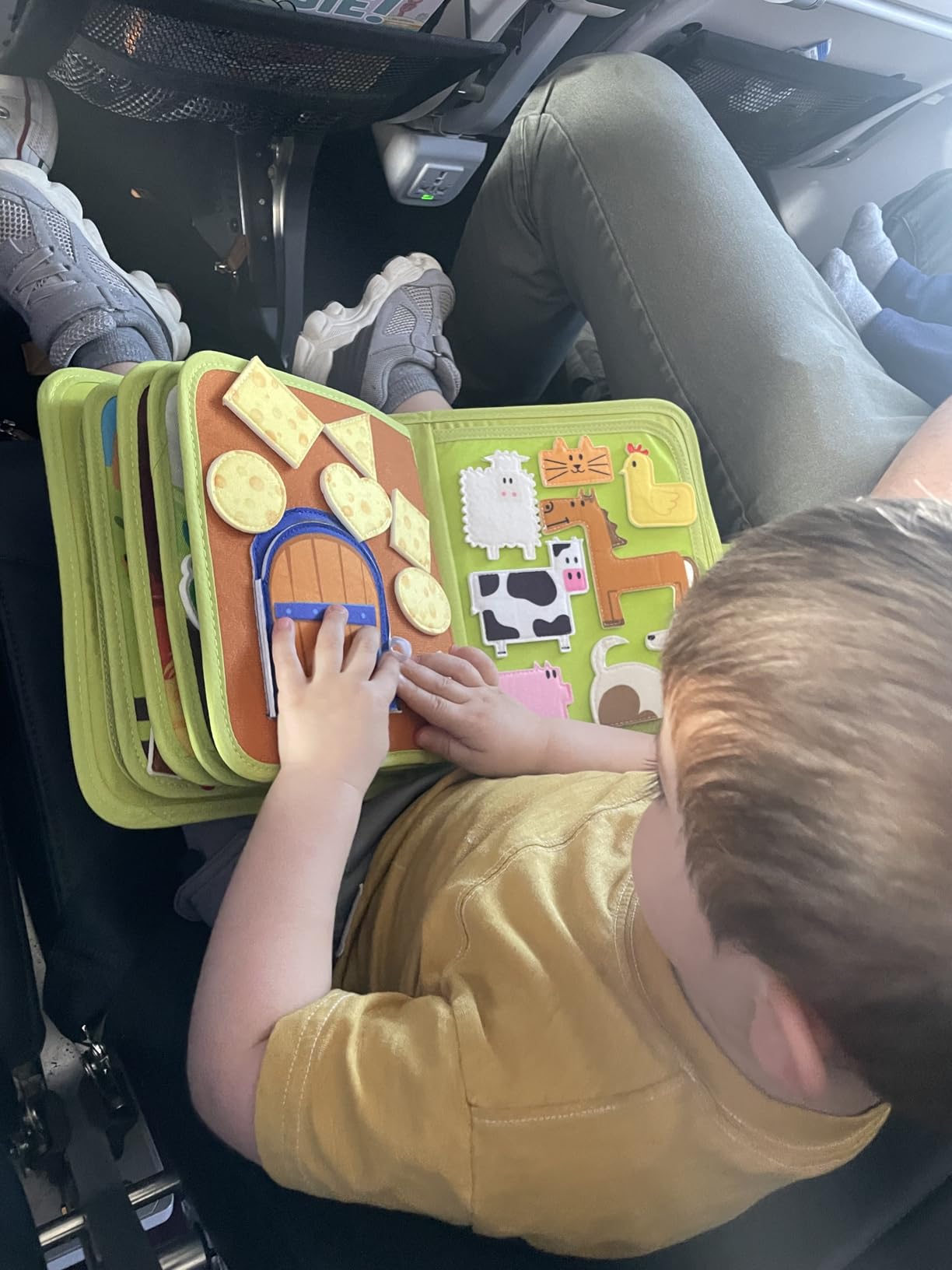 hahaland Busy Book for Toddlers 1-3 - Montessori Toys Busy Board for 1 Year Old Boy Gifts Girl Toys Educational Learning Quiet Activity Books Gifts Toddler Travel Toys for One Year Old Birthday Gift customer photo 2