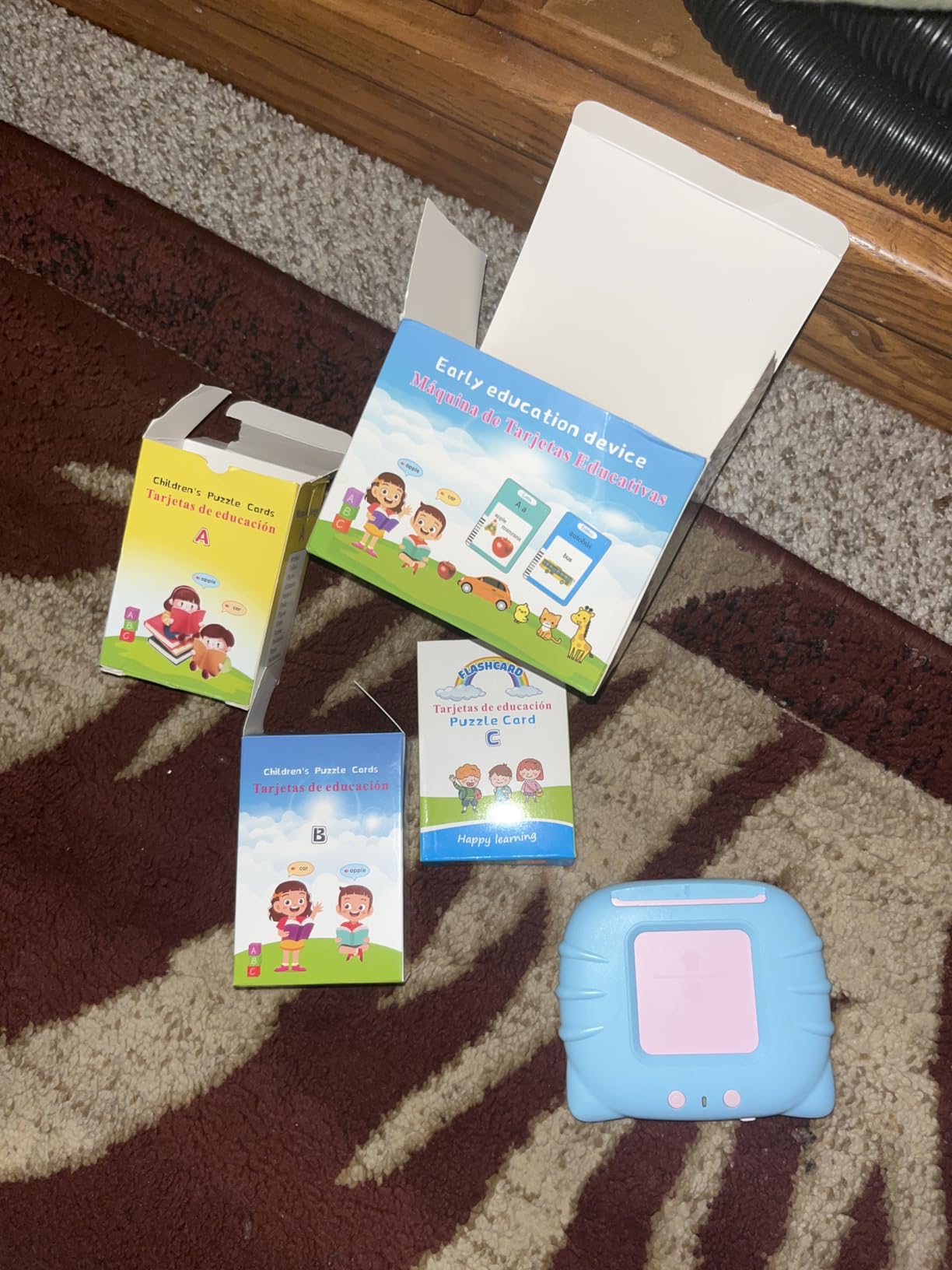 Airbition Talking Flash Cards for Toddlers 1 2 3 4 Year Olds, Montessori Language Learning Toys with 224 Words, Pocket Speech Therapy Toys, and Speech Development Educational Playthings for Children customer photo 2
