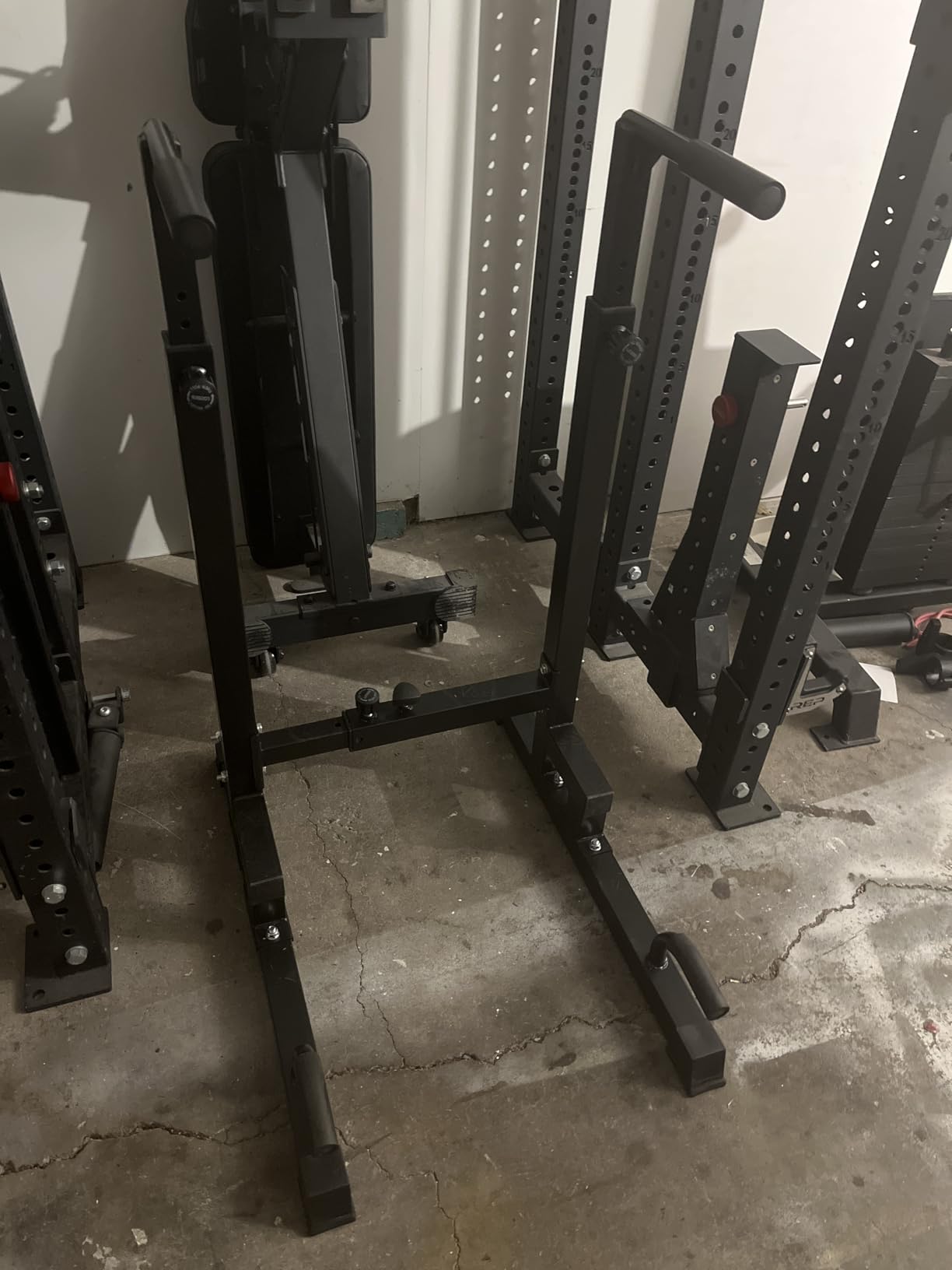 Yes4All Dip Stand 500 LBS Capacity, 80 Levels Adjustable Dip Bars, Dip Station Machine for Home Gym customer photo 2