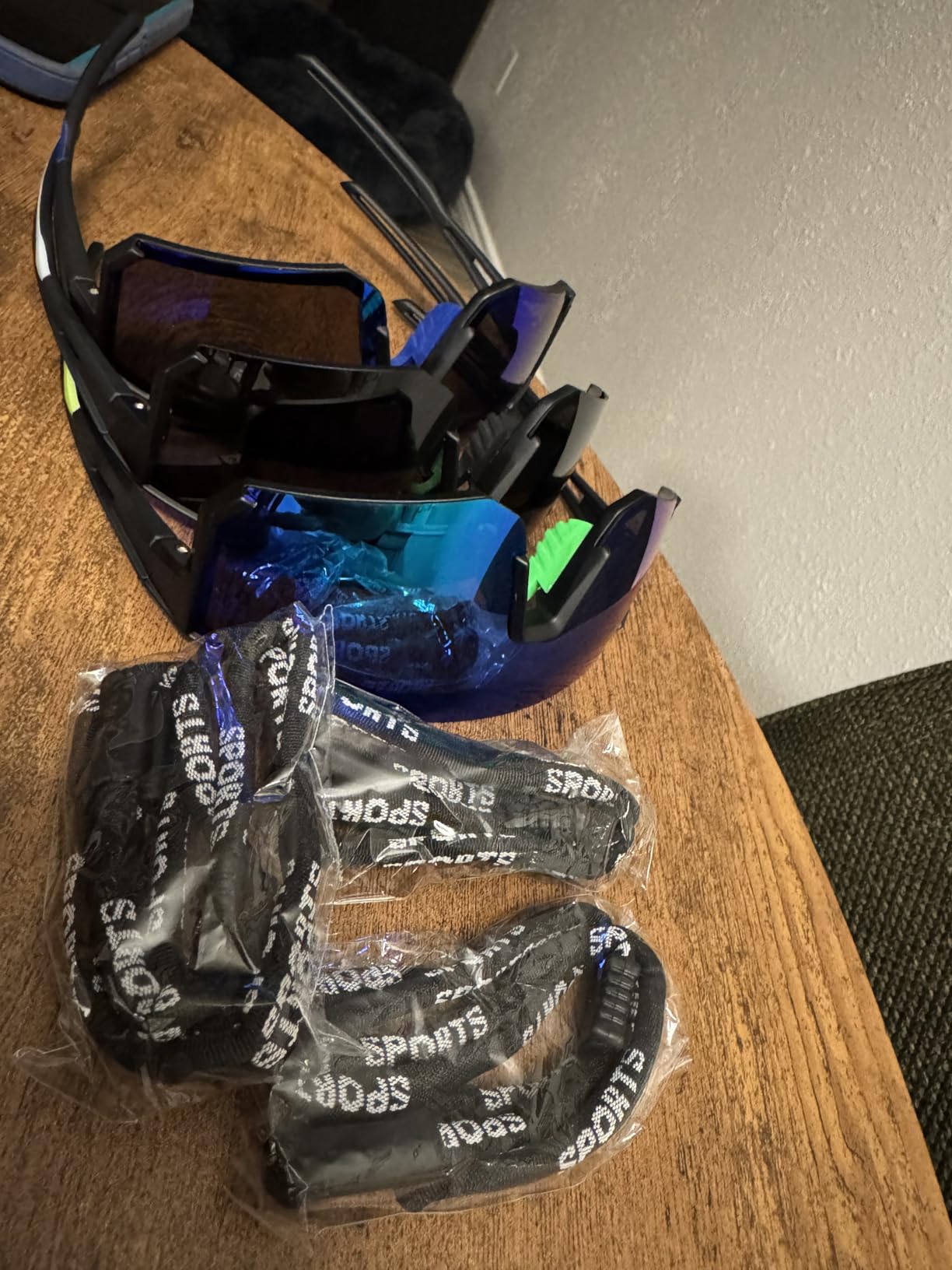 Polarized Sport Sunglasses for Men and Women - Lightweight TR90 Frame with UV Protection for Cycling, Running customer photo 1