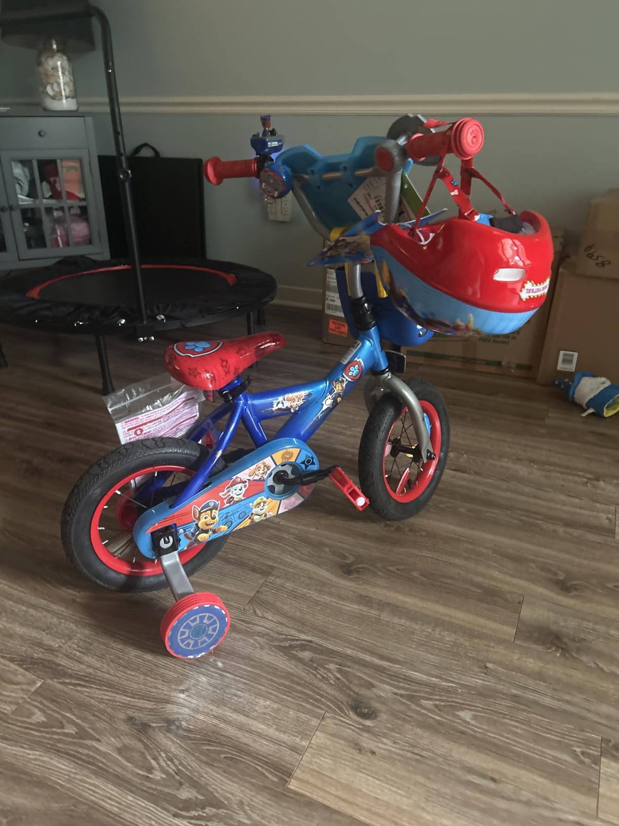Huffy Paw Patrol Kids' Bikes, Sizes 12/16 Inch, Beginner Rider, Multiple Designs, Removable Training Wheels Included customer photo 1