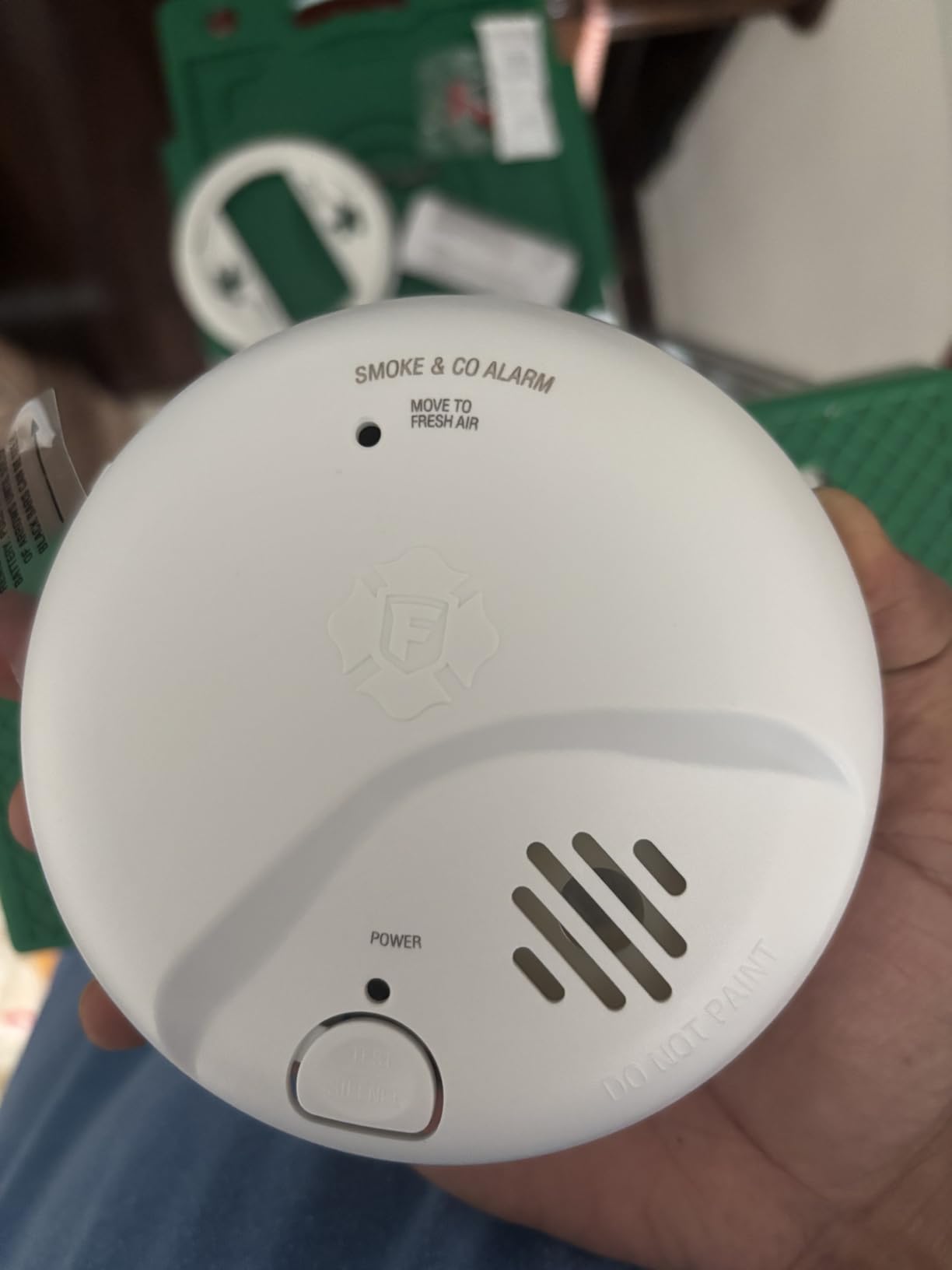 First Alert BRK Combination Smoke & Carbon Monoxide Alarm, Battery Operated Detector with Test & Silence Button, SMICO100, 1-Pack customer photo 1
