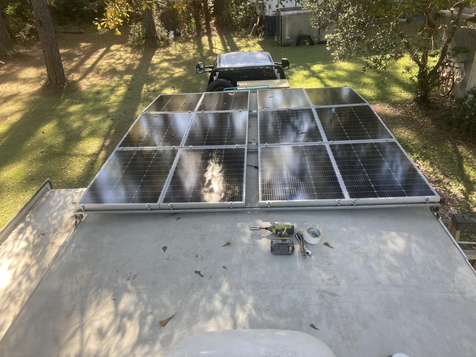 ECO-WORTHY 400W Solar Panels 4pcs 100 Watt 18V Monocrystalline Solar Panel Module for Off Grid PV Power for Home, Camping, Boat, Shed Farm, RV,12V Battery customer photo 2