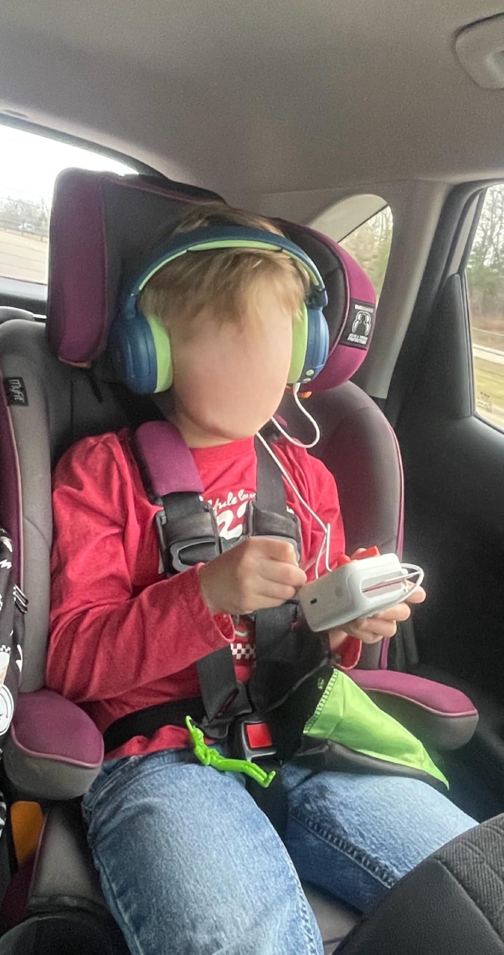 iClever BTH20 Active Noise Cancelling Headphones for Kids, 60H Play Time, Type C Fast Charging, Safe Volume 80dBA, Bluetooth 5.4, Award-Winning Kids Headphones Wireless for iPad Tablet Airplane customer photo 1