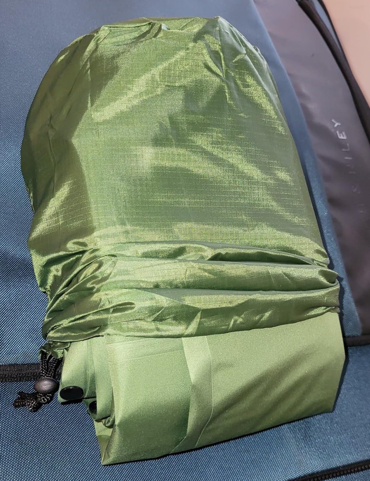 FNARMW Camping Sleeping Pad, Extra Thick 5 Inch Camping Mat with Pillow Built-in Foot Pump Inflatable Sleeping Pads Compact for Camping Backpacking Hiking Traveling Tent(Green) customer photo 1