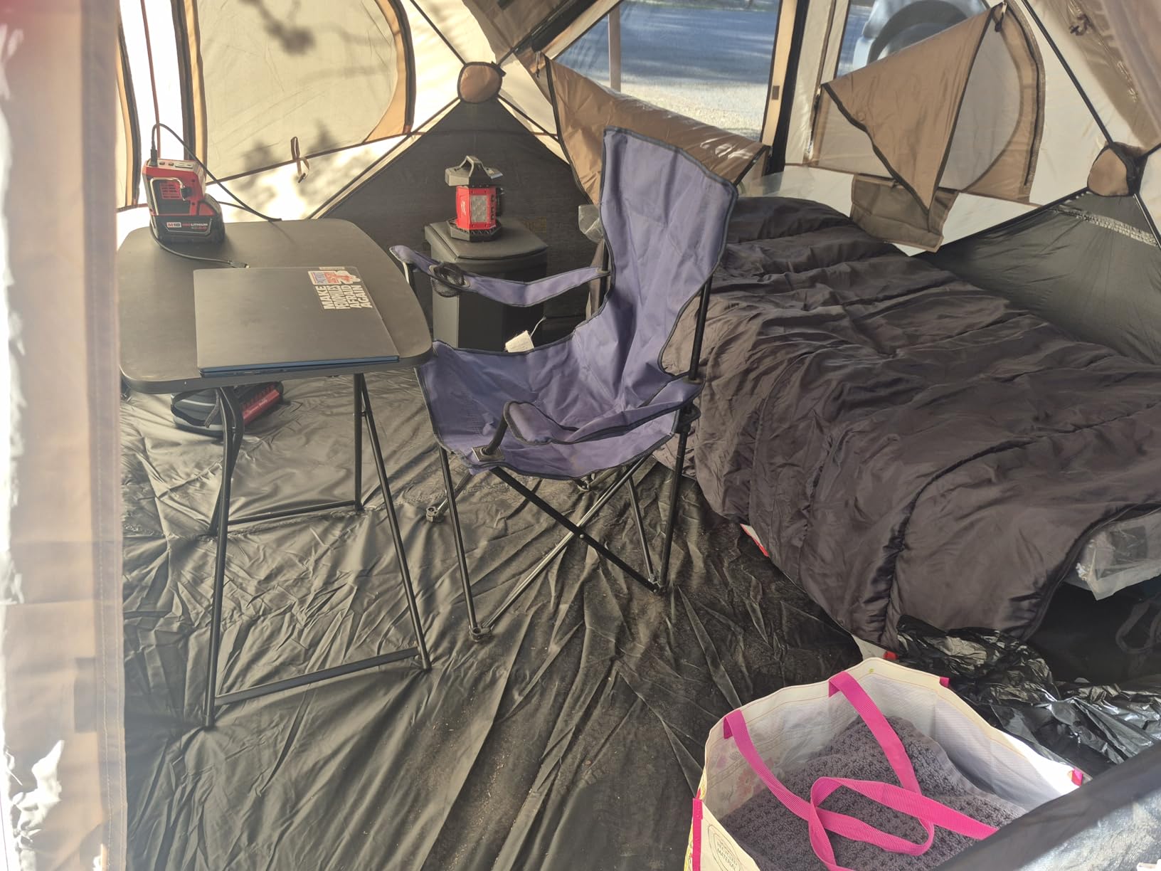 FanttikOutdoor Alpha C4 Ultra Camping Tent 4 Person Pop Up Instant Cabin Setup in 60 Seconds Portable Hub Tent with Rainfly & Windproof for Outdoor Camping & Overlanding customer photo 1