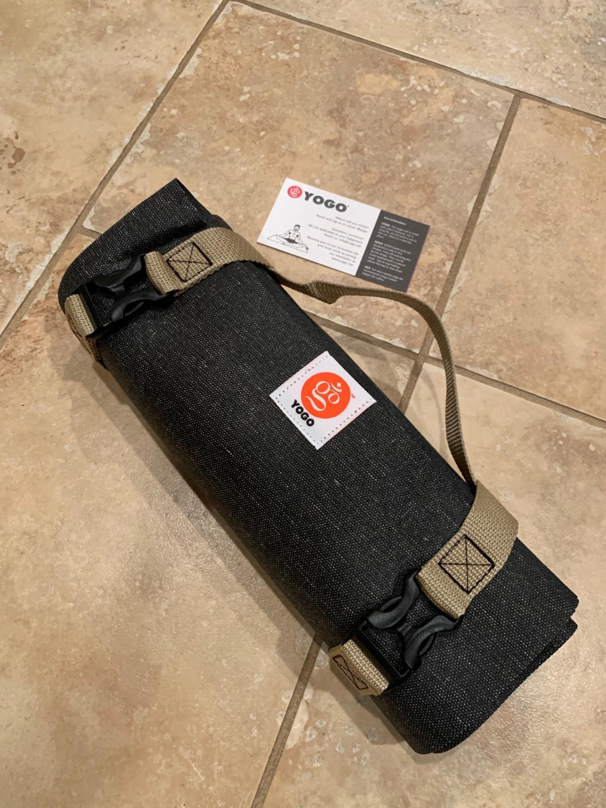 Yogo Ultralight Folding Travel Yoga Mat with Attached Straps, FSC®-Certified Plant Rubber, Sticky Grip, Non-Slip, Best Travel Yoga Mat® customer photo 1