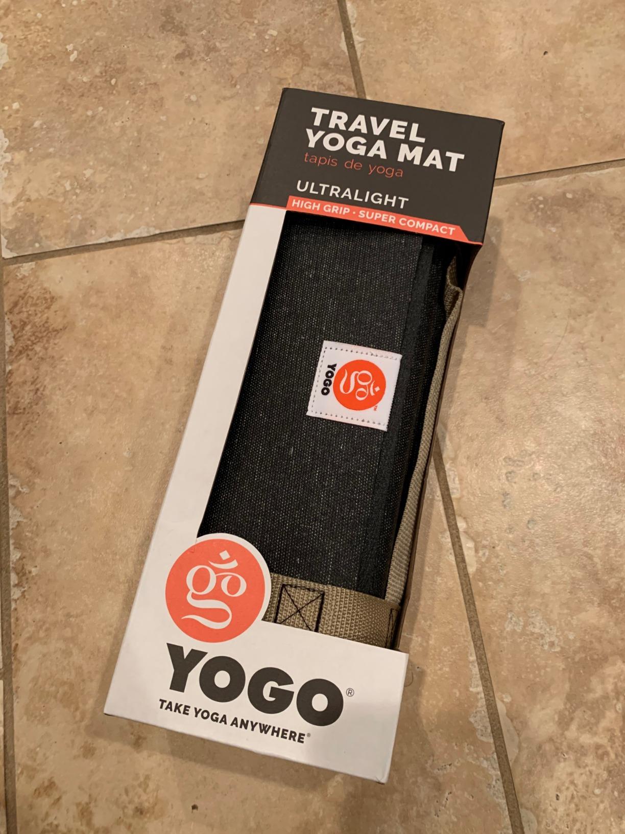 Yogo Ultralight Folding Travel Yoga Mat with Attached Straps, FSC®-Certified Plant Rubber, Sticky Grip, Non-Slip, Best Travel Yoga Mat® customer photo 2