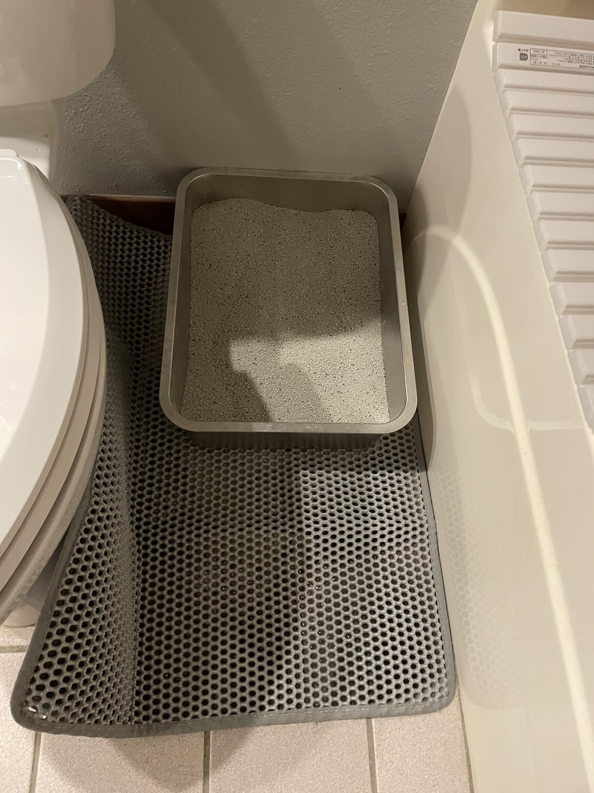 Kirecoo Stainless Steel Cat Litter Box - Metal High Sided Cat Pan, Large Stainless Steel Box, Indoor Litter Tray, Non Stick, No Smell, Easy to Clean, Pet Toilet Supplies for Kitten, Kitty, Rabbit customer photo 1