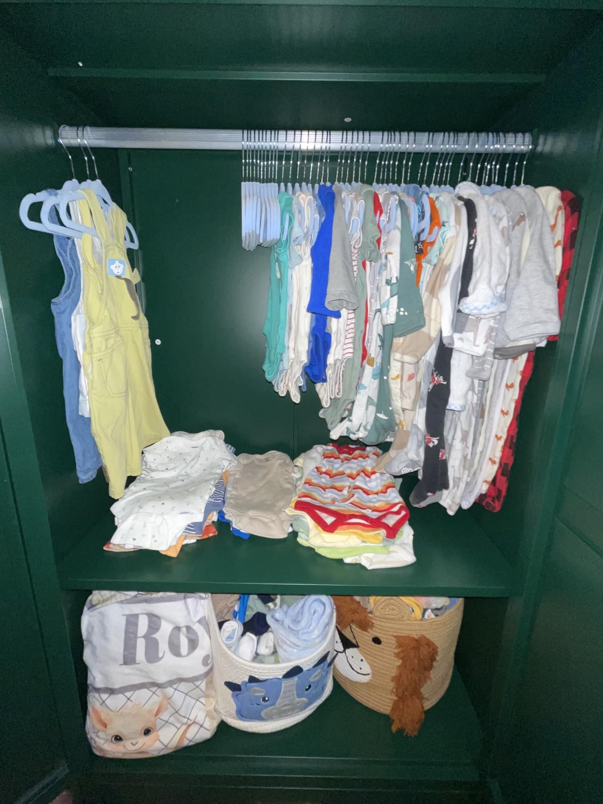 erosoei Metal Armoire Wardrobe Closet, 71