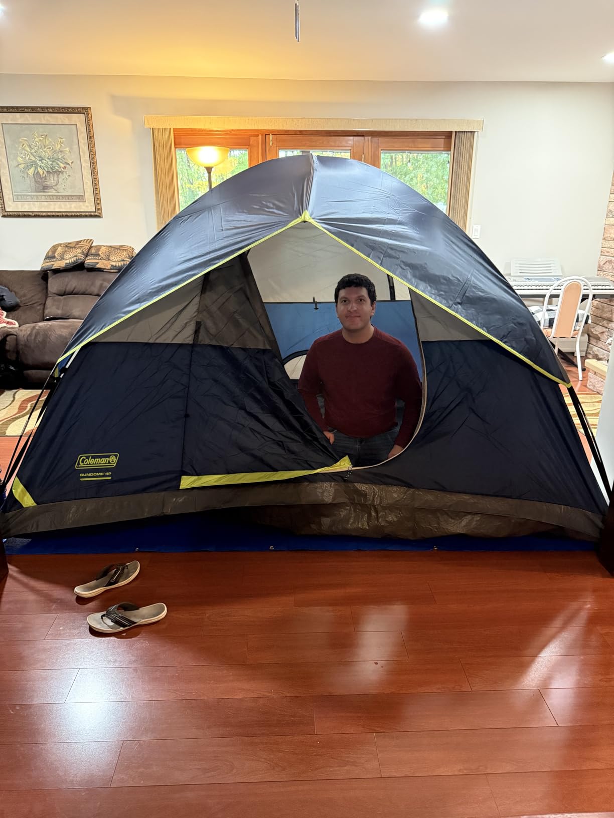 Coleman Sundome Camping Tent with Rainfly, 2/3/4/6 Person Tent Sets Up in 10 Mins, Weatherproof Shelter for Camping, Festivals, Backyard, Sleepovers customer photo 1