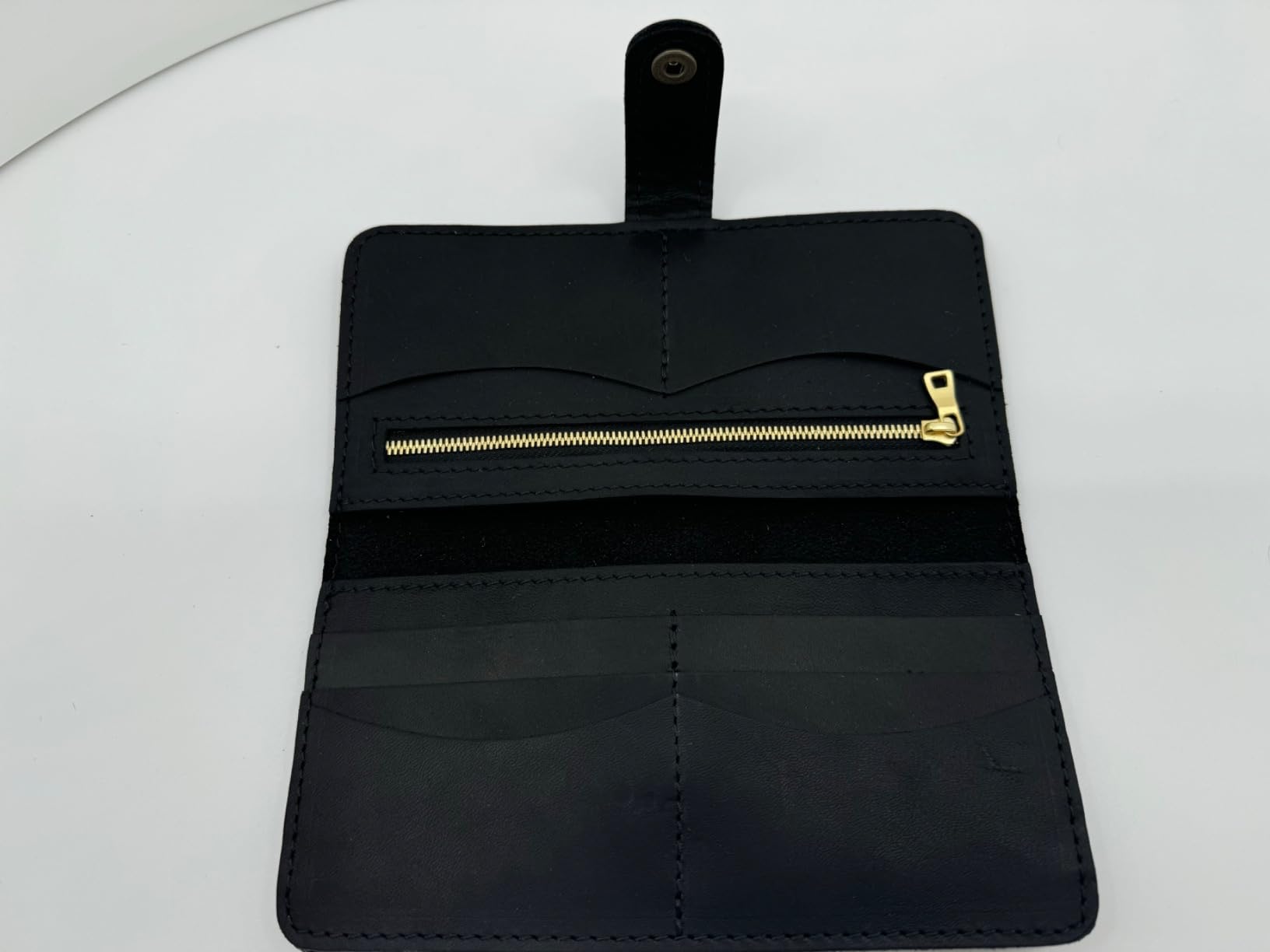 Women's Bifold Wallet - Slim Design with Secure Snap 8 Card Slots & Interior Zipper Pocket - Nutmeg customer photo 1