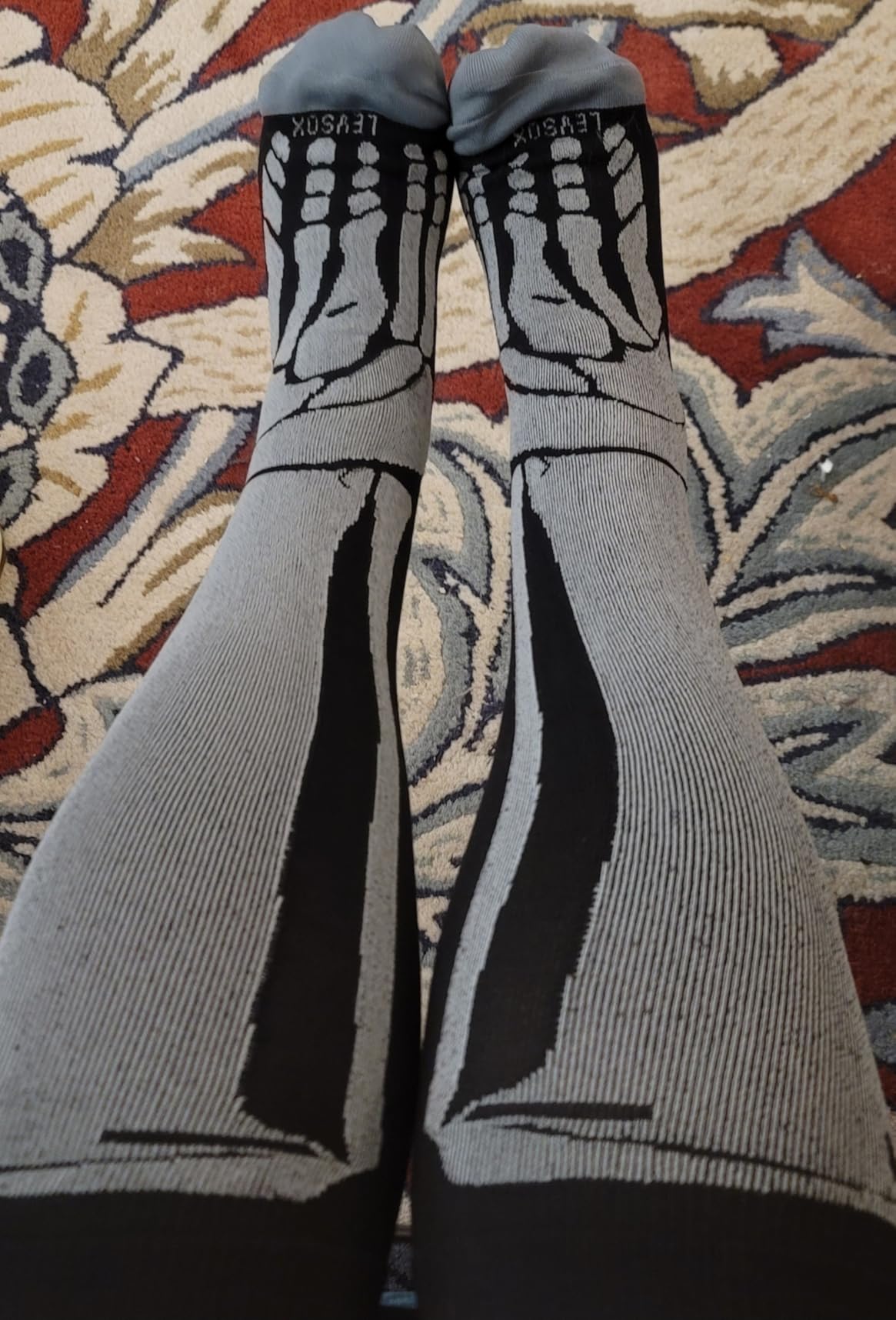 Wide Calf Compression Socks for Women & Men Extra Large Size Support Socks for Nurses Running Pregnant Travel, 15-20 mmHg customer photo 2