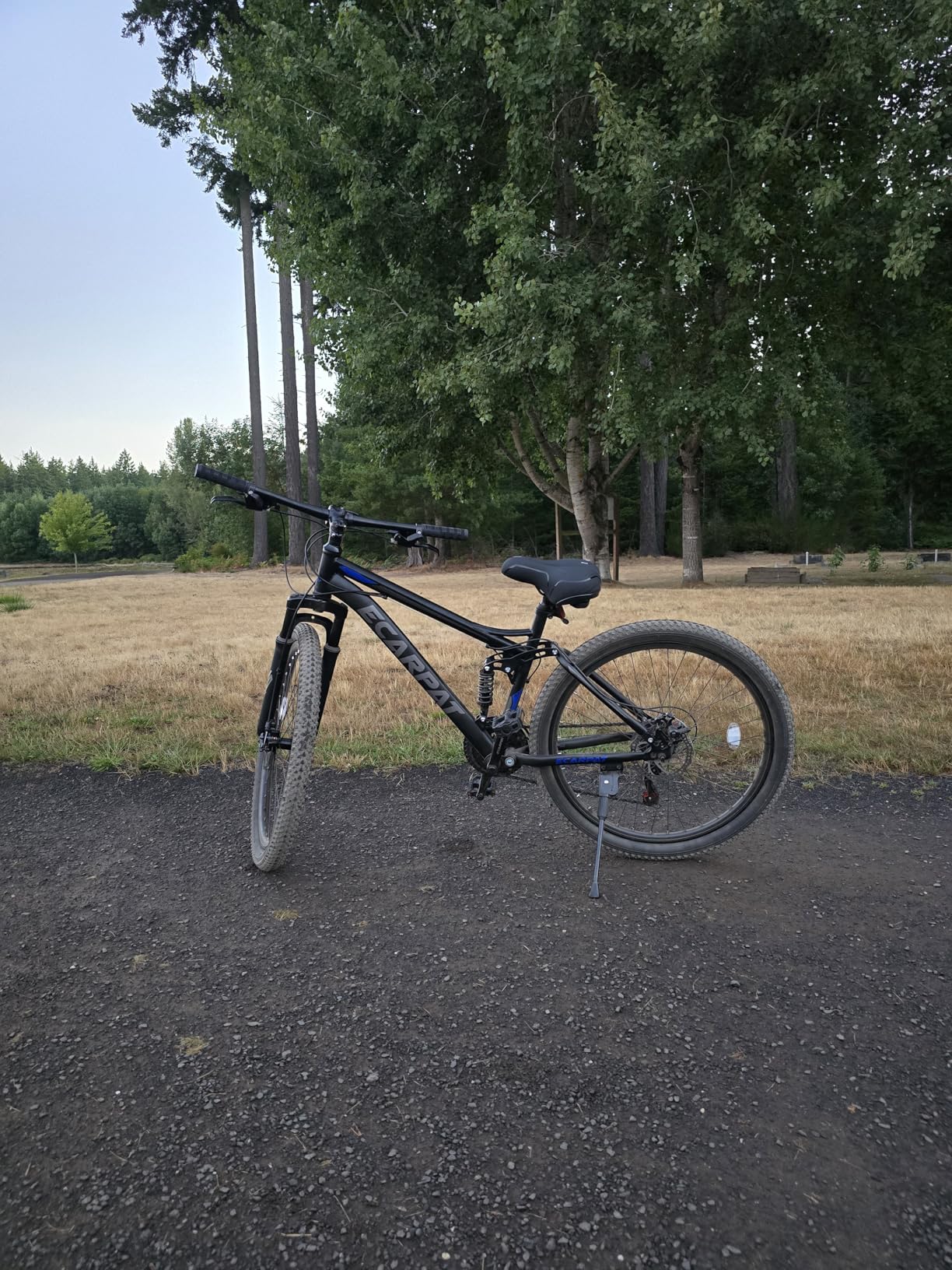Ecarpat Mountain Bike 24 26 27.5 Inch, Dual Full Suspension Mens Womens Bike, 21 Speeds Dual Disc Brake Carbon Steel Bike customer photo 2