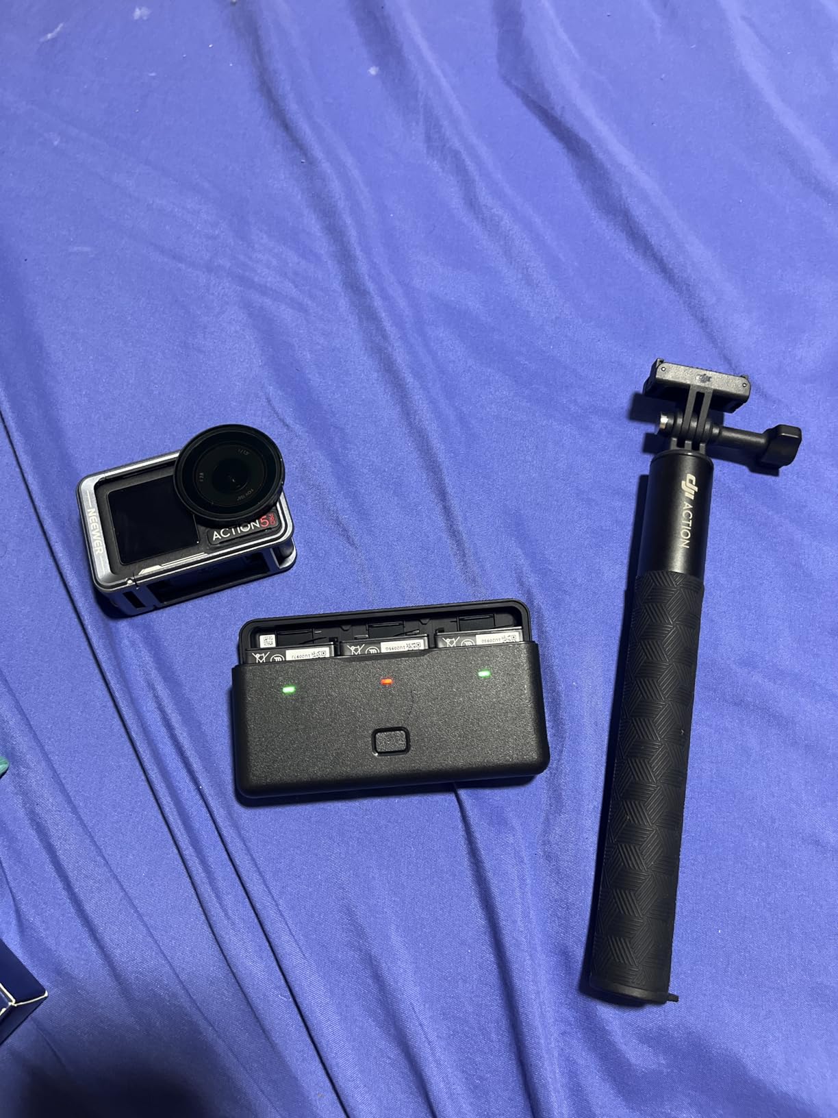 DJI Osmo Action 5 Pro Adventure Combo, Waterproof Action Camera with 1/1.3