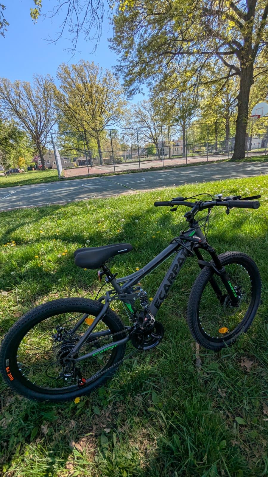 Ecarpat 24/26/27.5 Inch Wheel Mountain Bike, 21 Speed MTB Bike with Full Suspension, Steel Frame and Dual Disc Brakes, Adult Mens Outdoor Cycling Mountain Bicycle customer photo 1