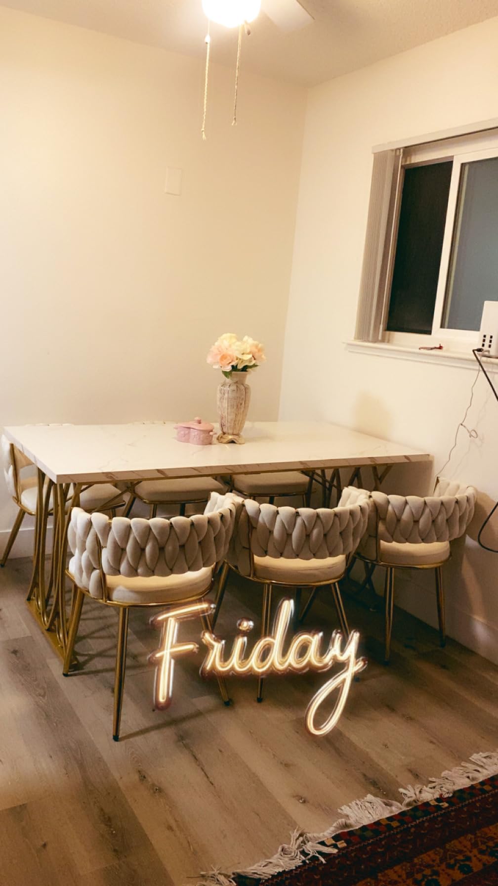 Tribesigns Modern Dining Table, 63
