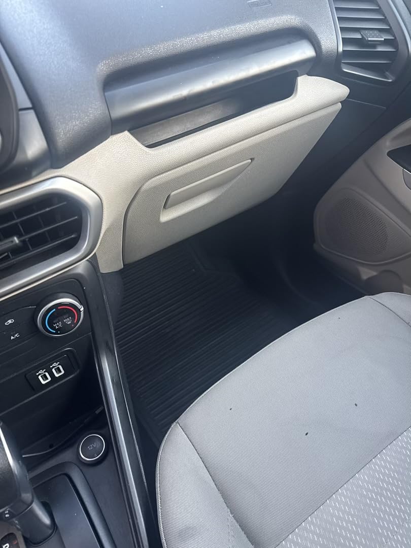 CAR PASS Rubber Floor Mats, All Weather Full Set 4-Piece, Waterproof Automotive Mats Trim to Fit Most Cars Sedans SUVs Vans, Heavy Duty Anti-Slip Easy Clean, All Black customer photo 2