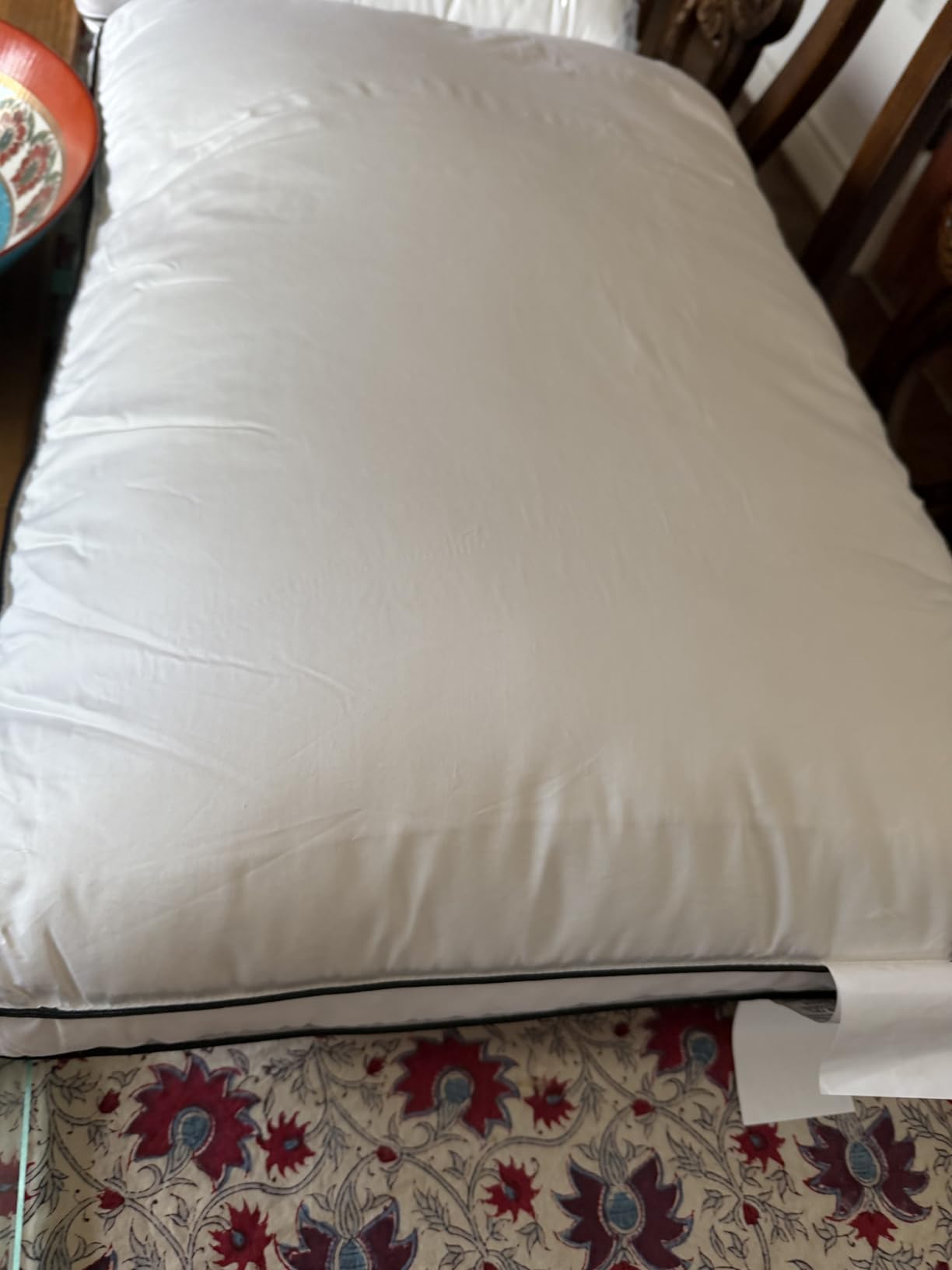 DOWNSTORIA Feather Down Pillows King Size Set of 2 with Gusset, Luxury Hotel Collection Bed Pillow 2 Pack, Down Surrounded Pillows for Sleeping, Soft Fluffy for Side, Back Sleepers 20x36 in. customer photo 2