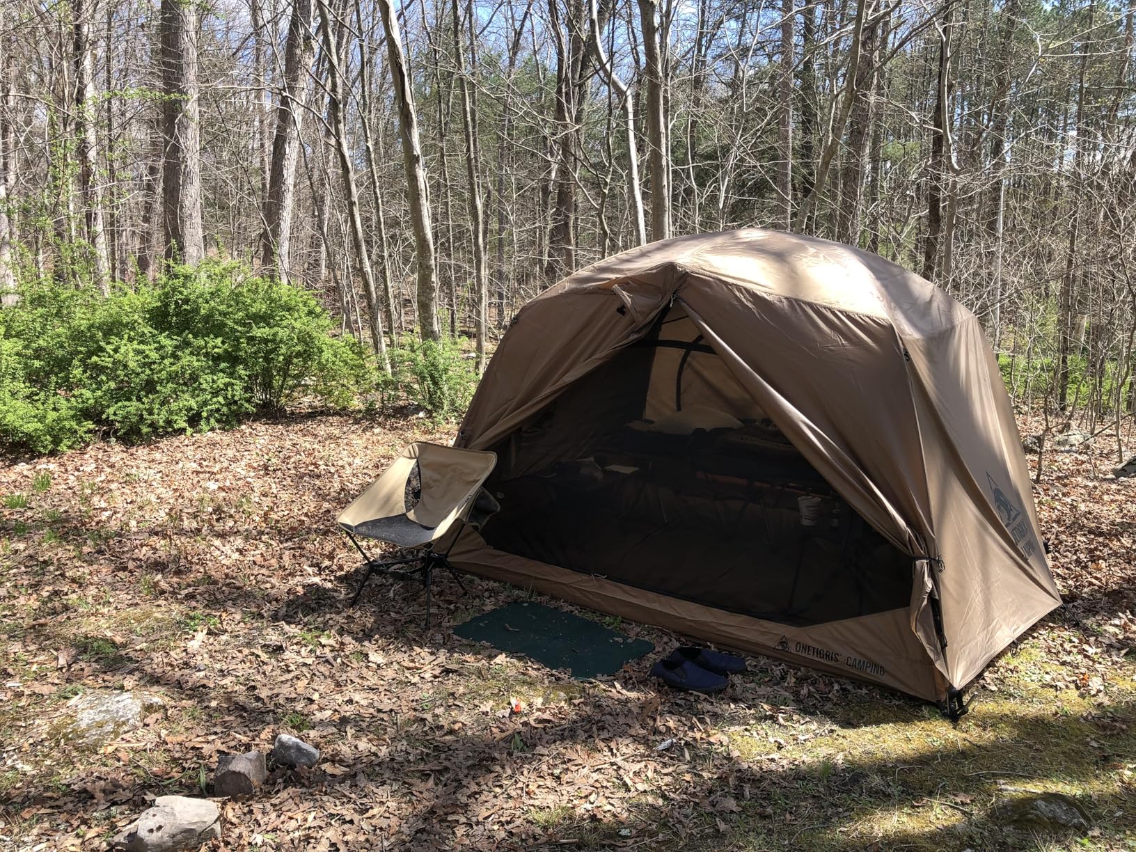 OneTigris JOVIAN 4 Person Camping Tent 3 Season Family Shelter Easy Setup Outdoor Backpacking with 2000mm Outer Rainfly, 5000mm Bottom & Waterproof Floor Mat customer photo 2