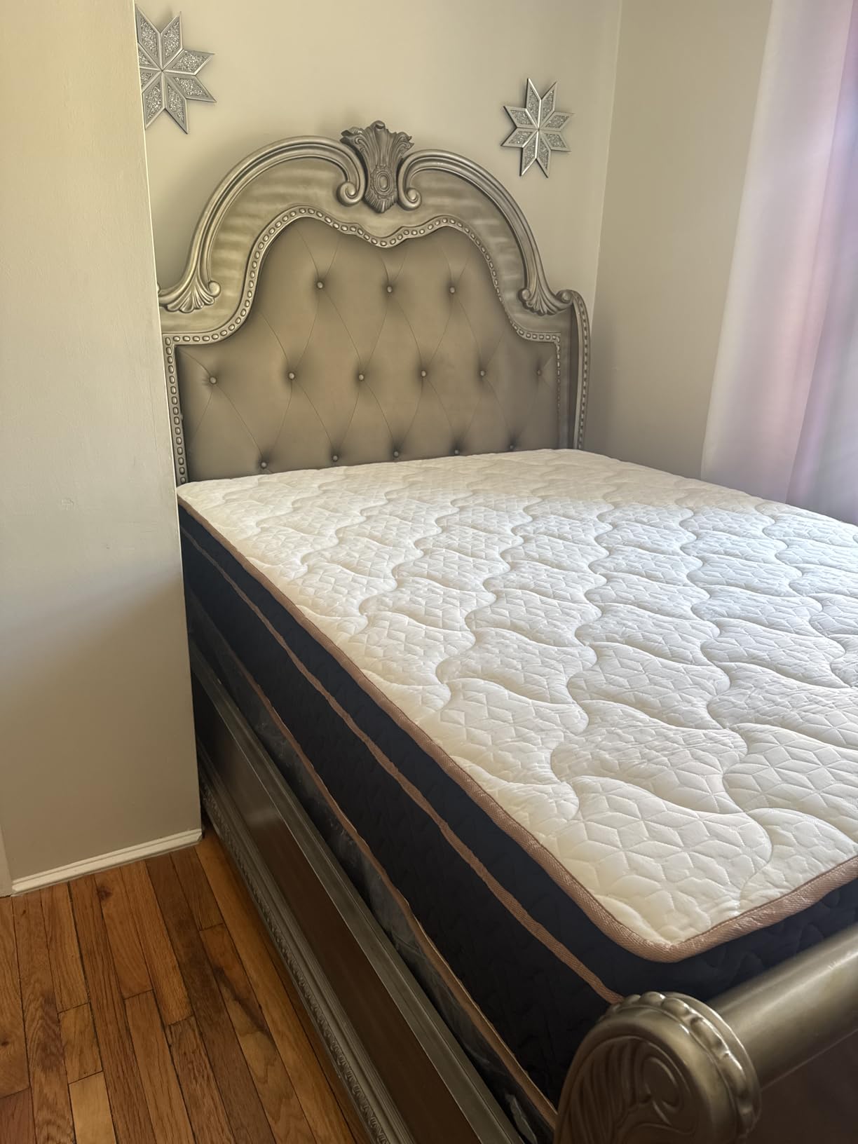 Firm Queen Mattress 14 Inch, Luxury Hotel Cooling Queen Size Hybrid Mattress in a Box, 7-Zones Individual Pocket Spring, Extra Hip/Shoulder/Lumbar Support, Fiberglass-Free, 365-Night Trial, CertiPUR-US customer photo 1
