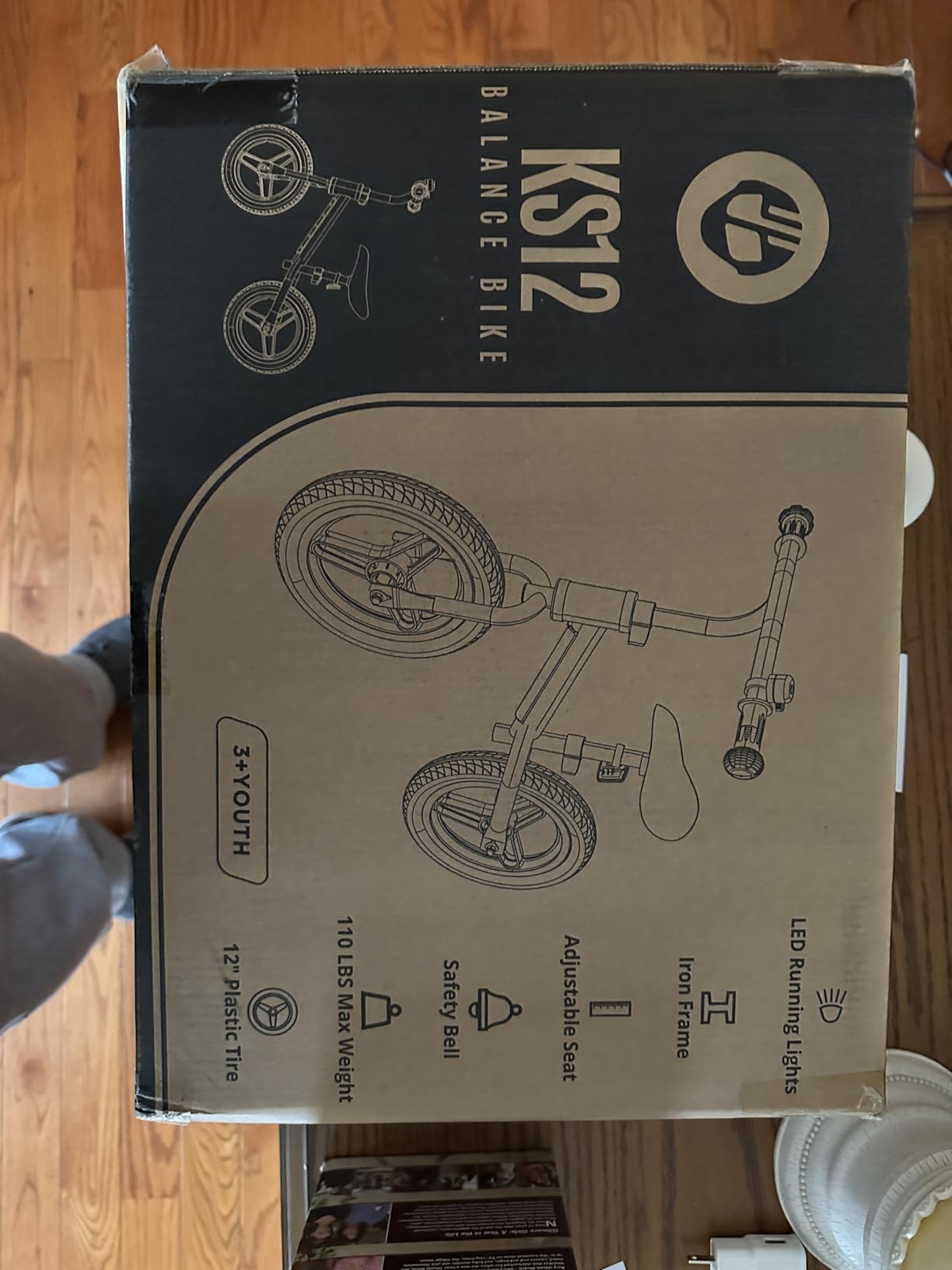 Gotrax KS12 Balance Bike for 2-5 Years Old, 12